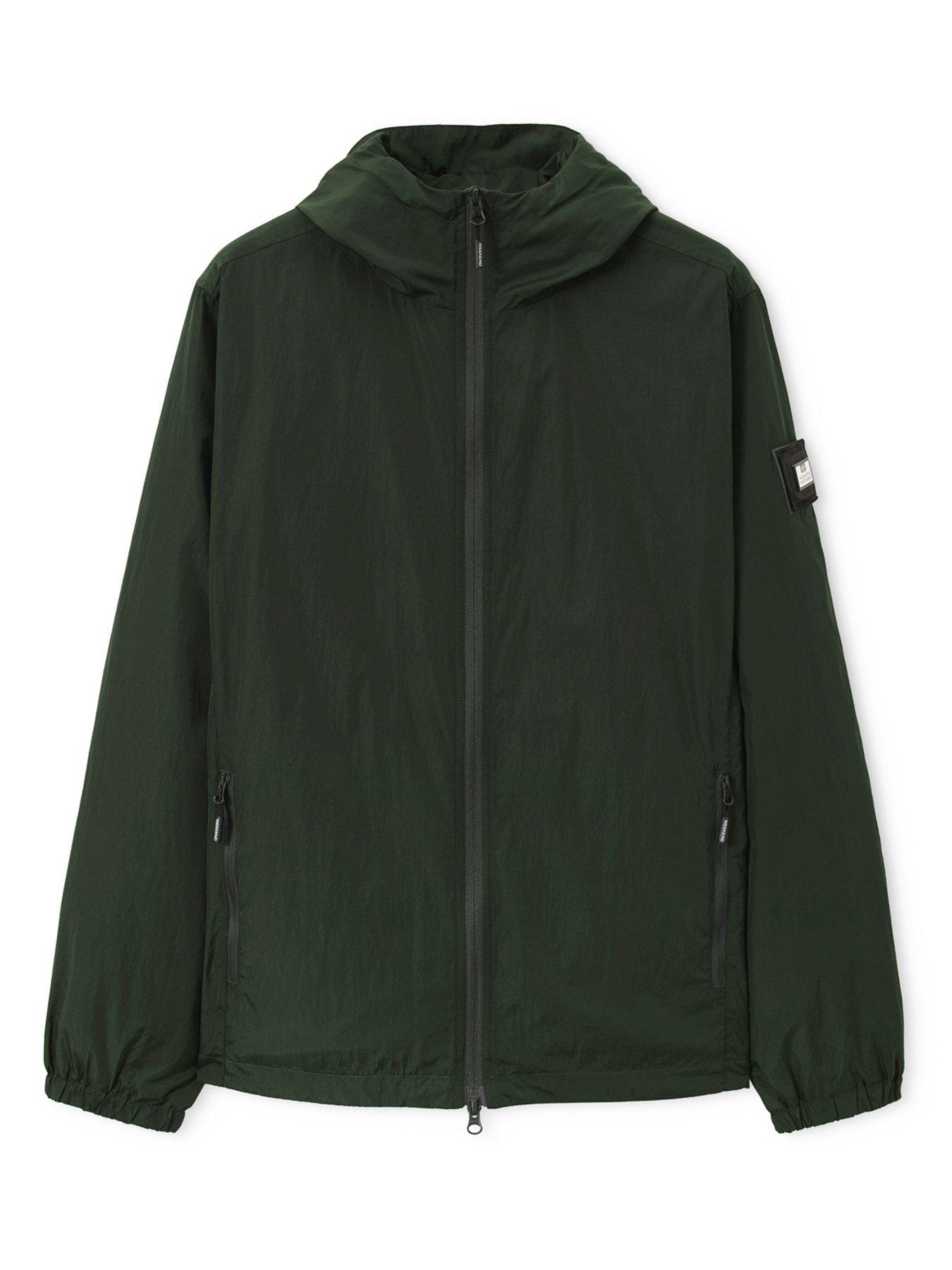 Image 4 of 6 of Weekend Offender Technician Classic Windbreaker Jacket - Dark Green