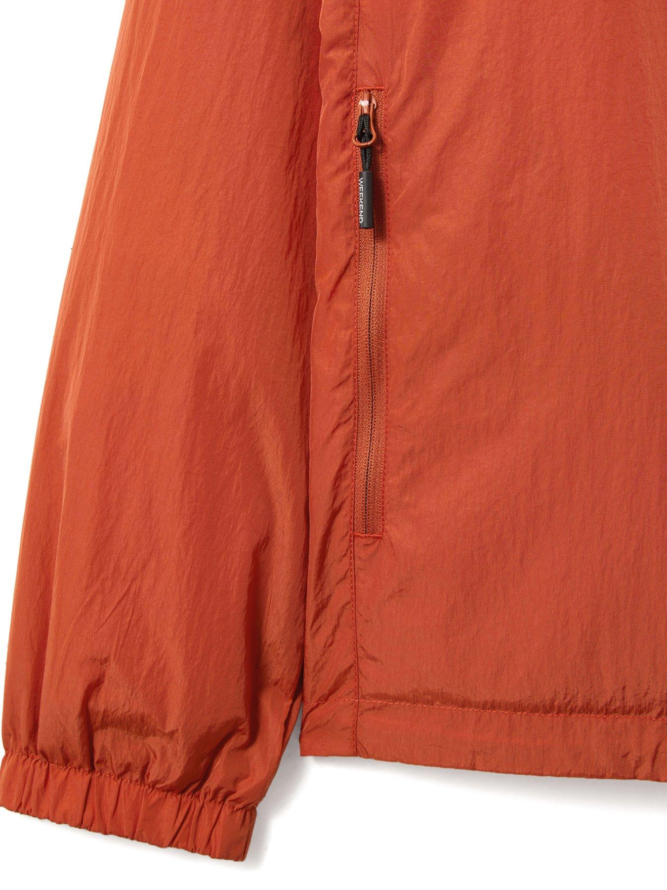 Image 5 of 6 of Weekend Offender Technician Classic Windbreaker Jacket - Orange