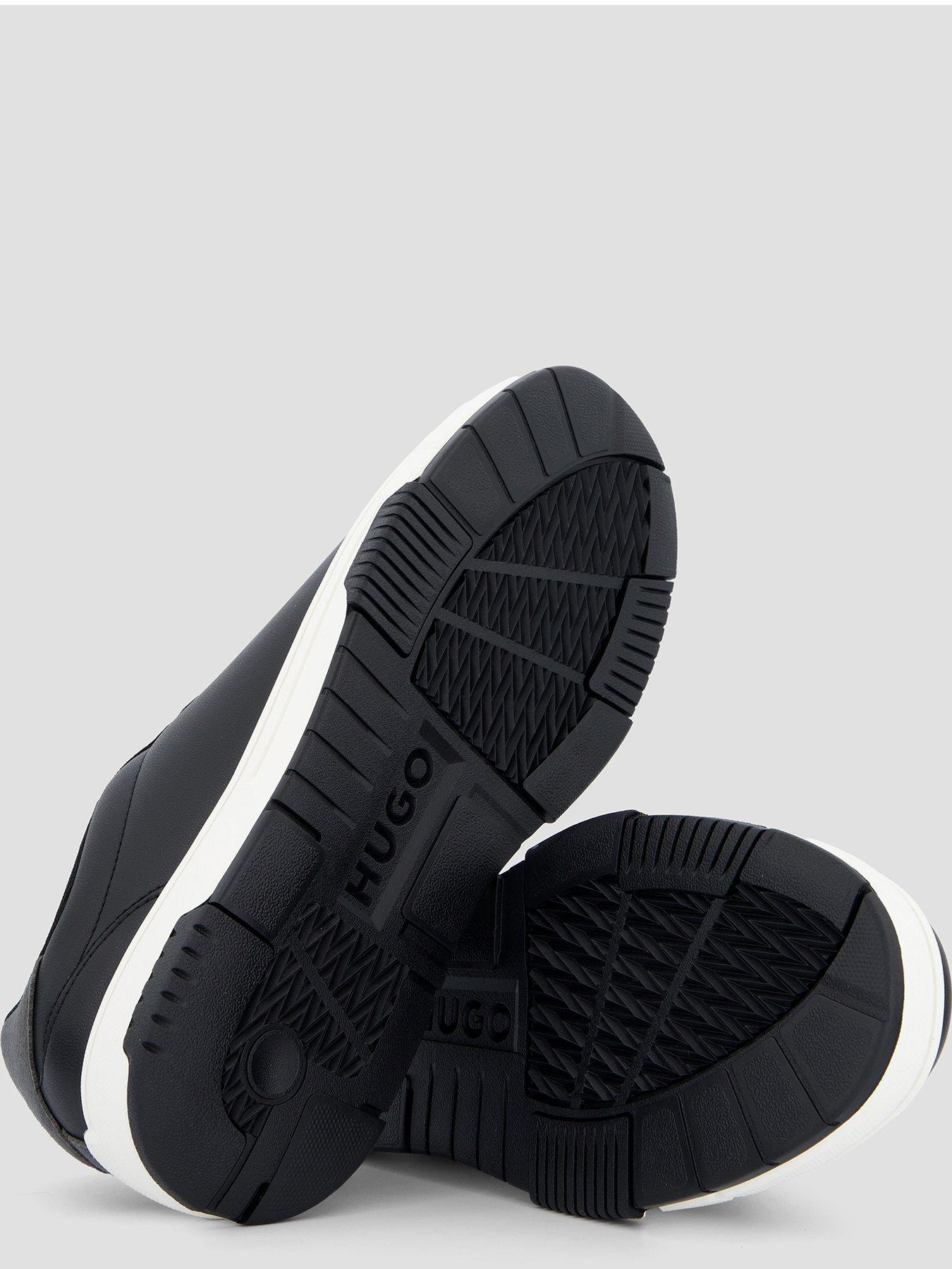Image 4 of 7 of HUGO Yarrow Tenn PU Trainers - Black