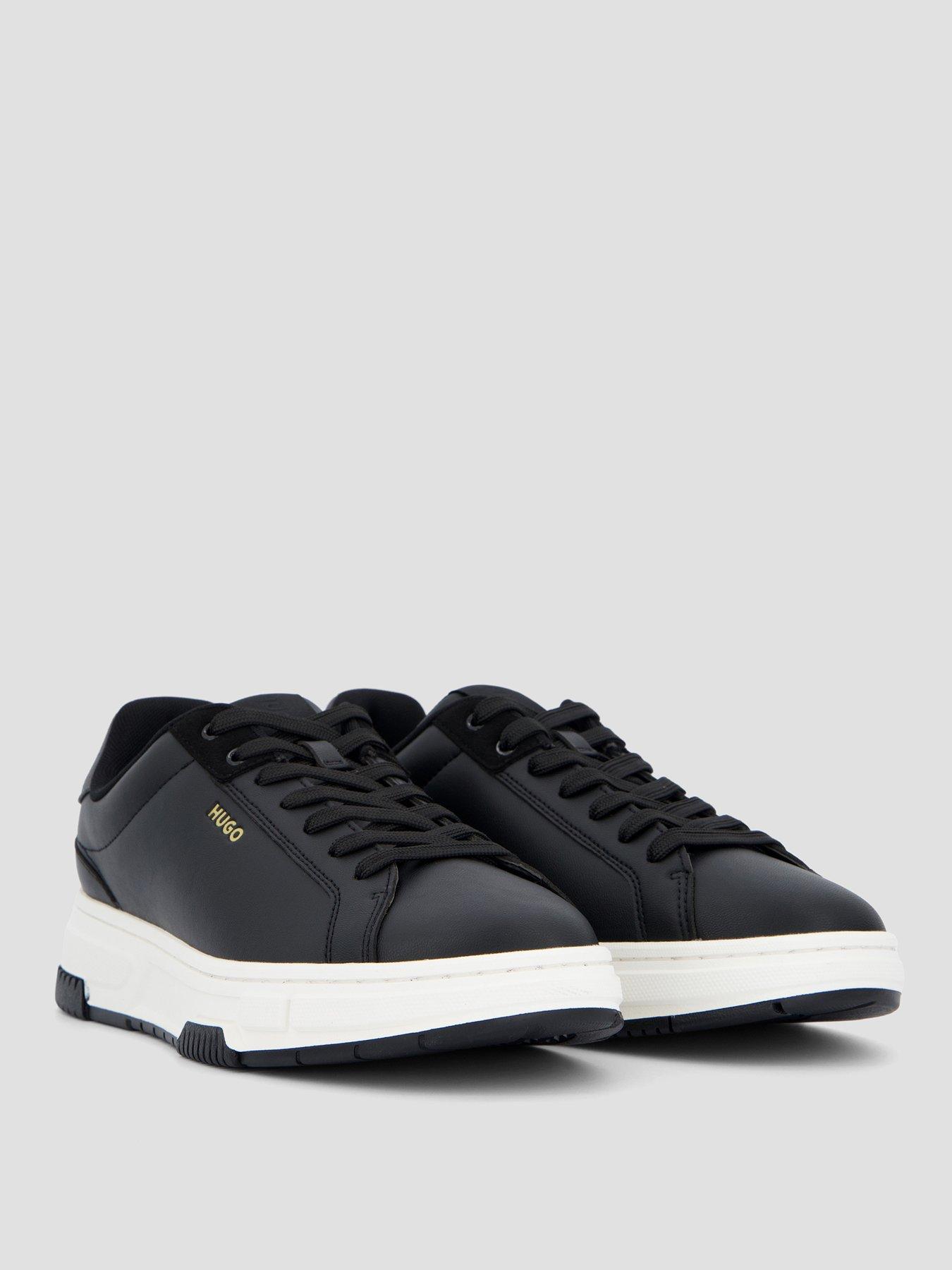 Image 6 of 7 of HUGO Yarrow Tenn PU Trainers - Black