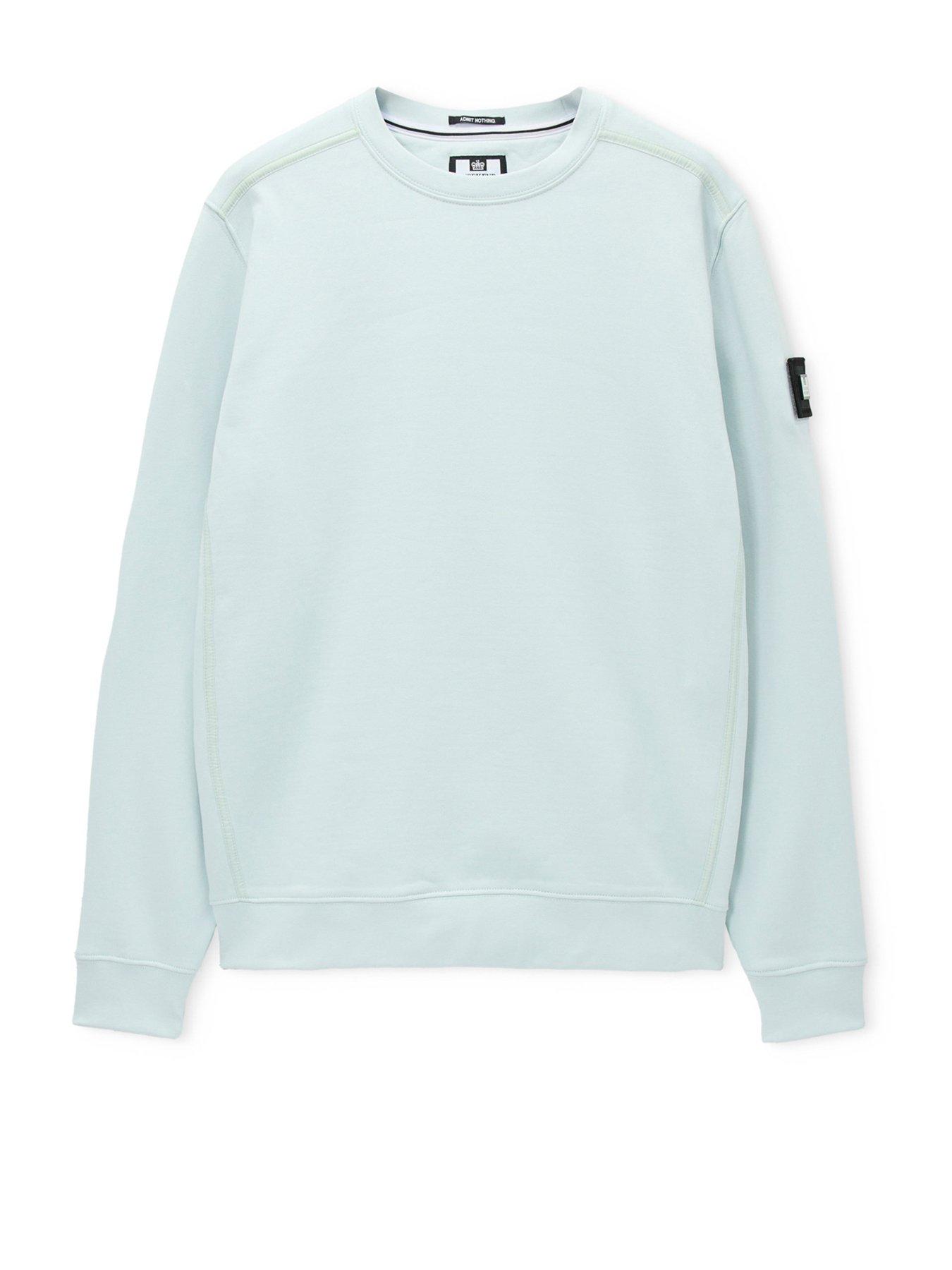 Image 4 of 6 of Weekend Offender Thunder Classic Crew Sweatshirt - Light Blue