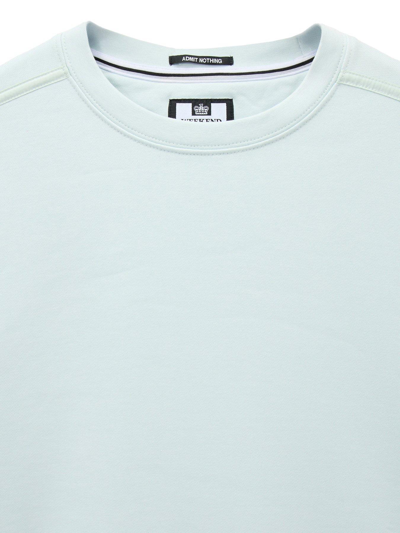 Image 5 of 6 of Weekend Offender Thunder Classic Crew Sweatshirt - Light Blue