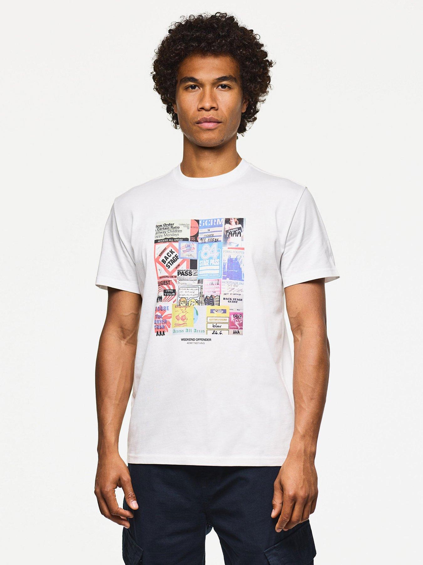 undefined Passes Graphic T-Shirt - White