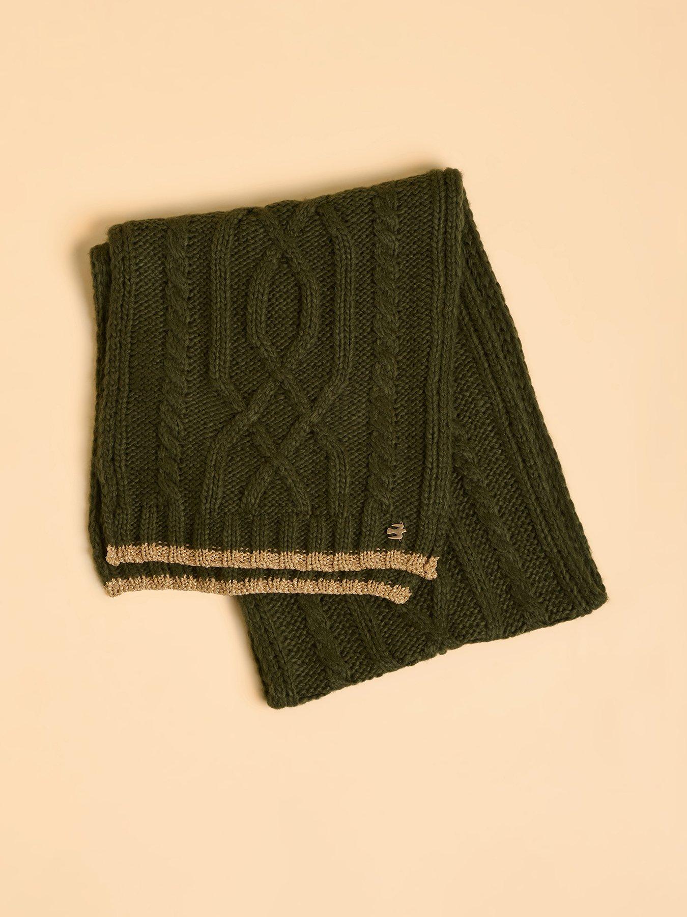  image of brakeburn-heather-scarf-green