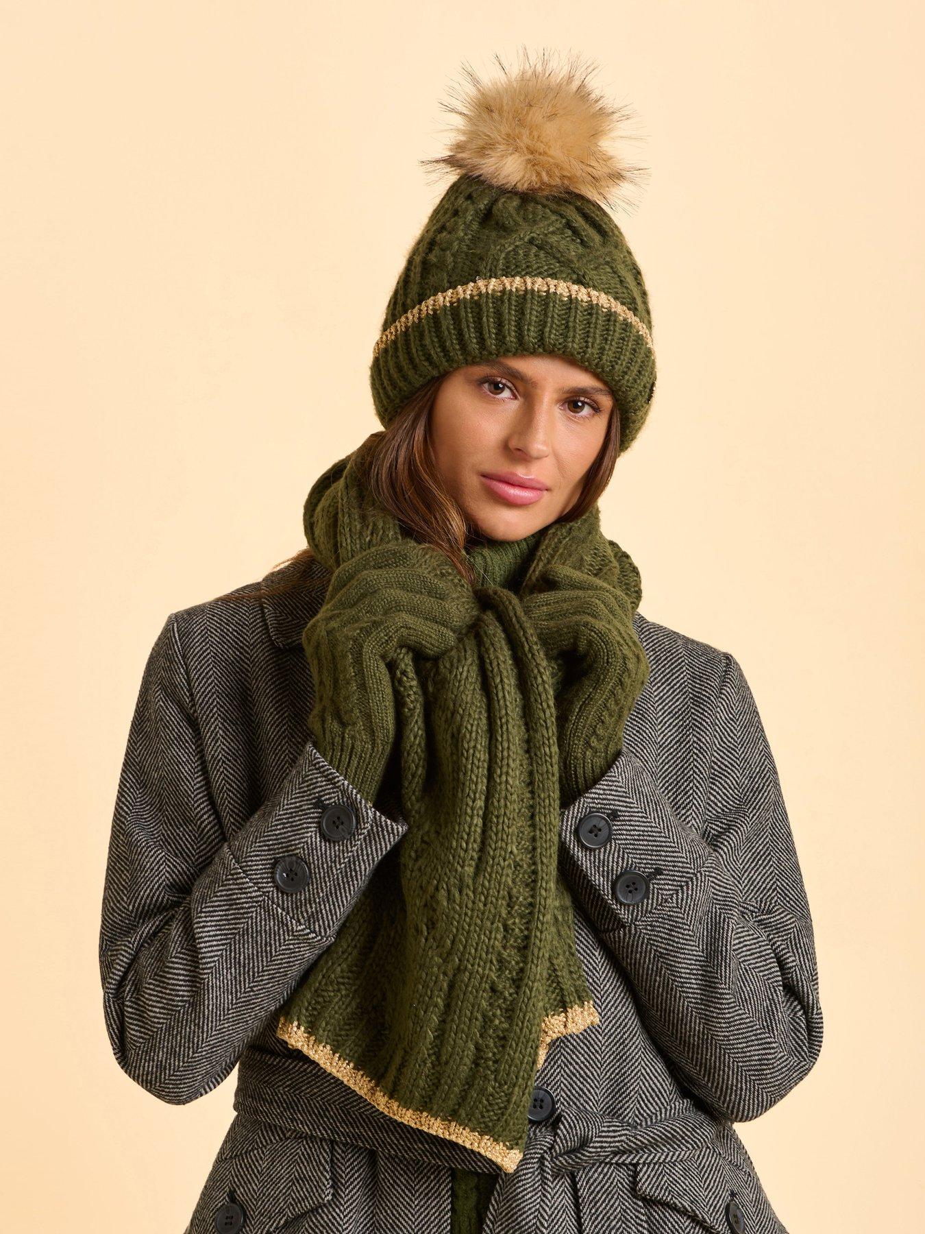  image of brakeburn-heather-scarf-green