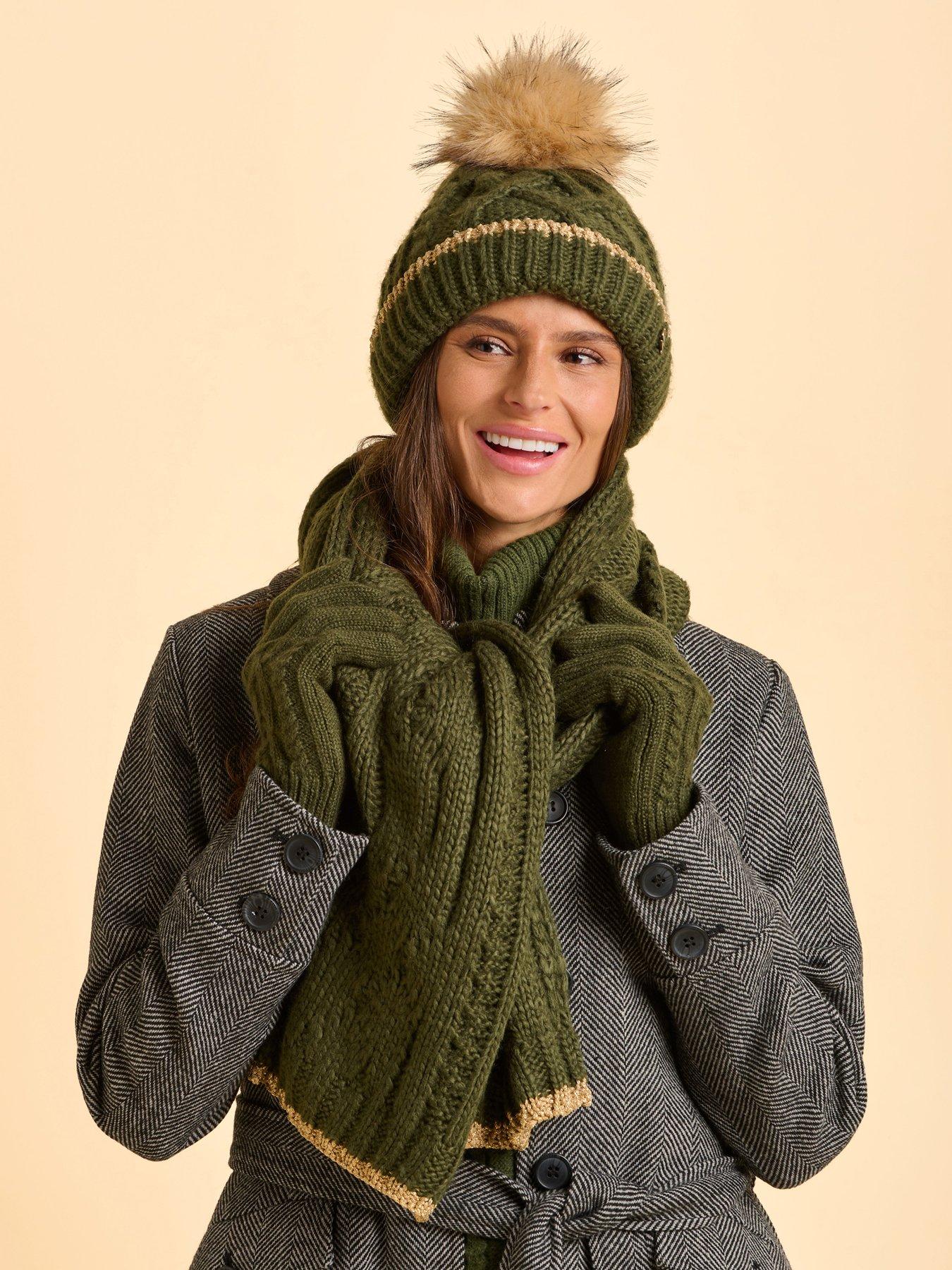  image of brakeburn-heather-scarf-green
