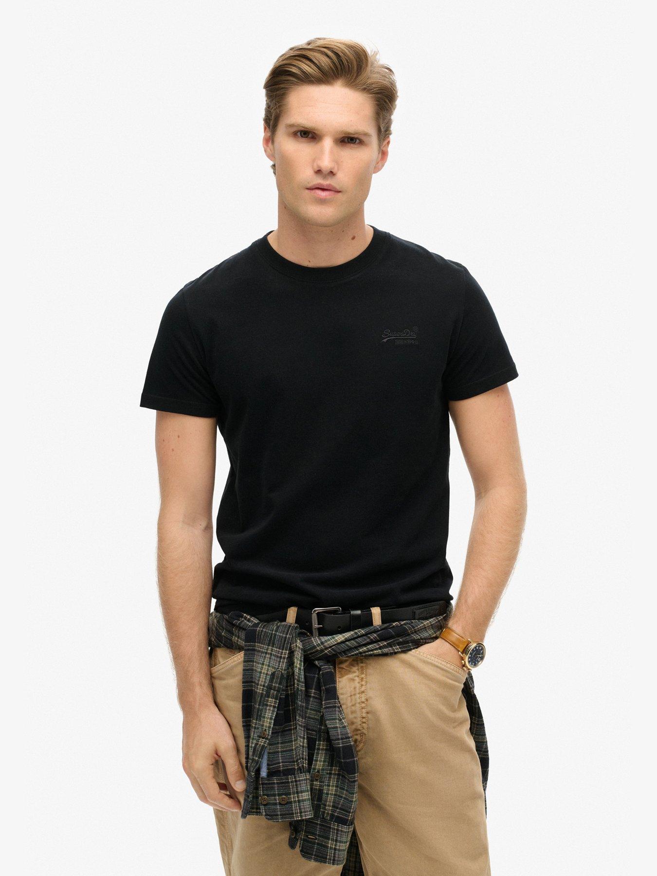 Image 3 of 4 of Superdry Essential Logo 3 Pack T-shirts - Black