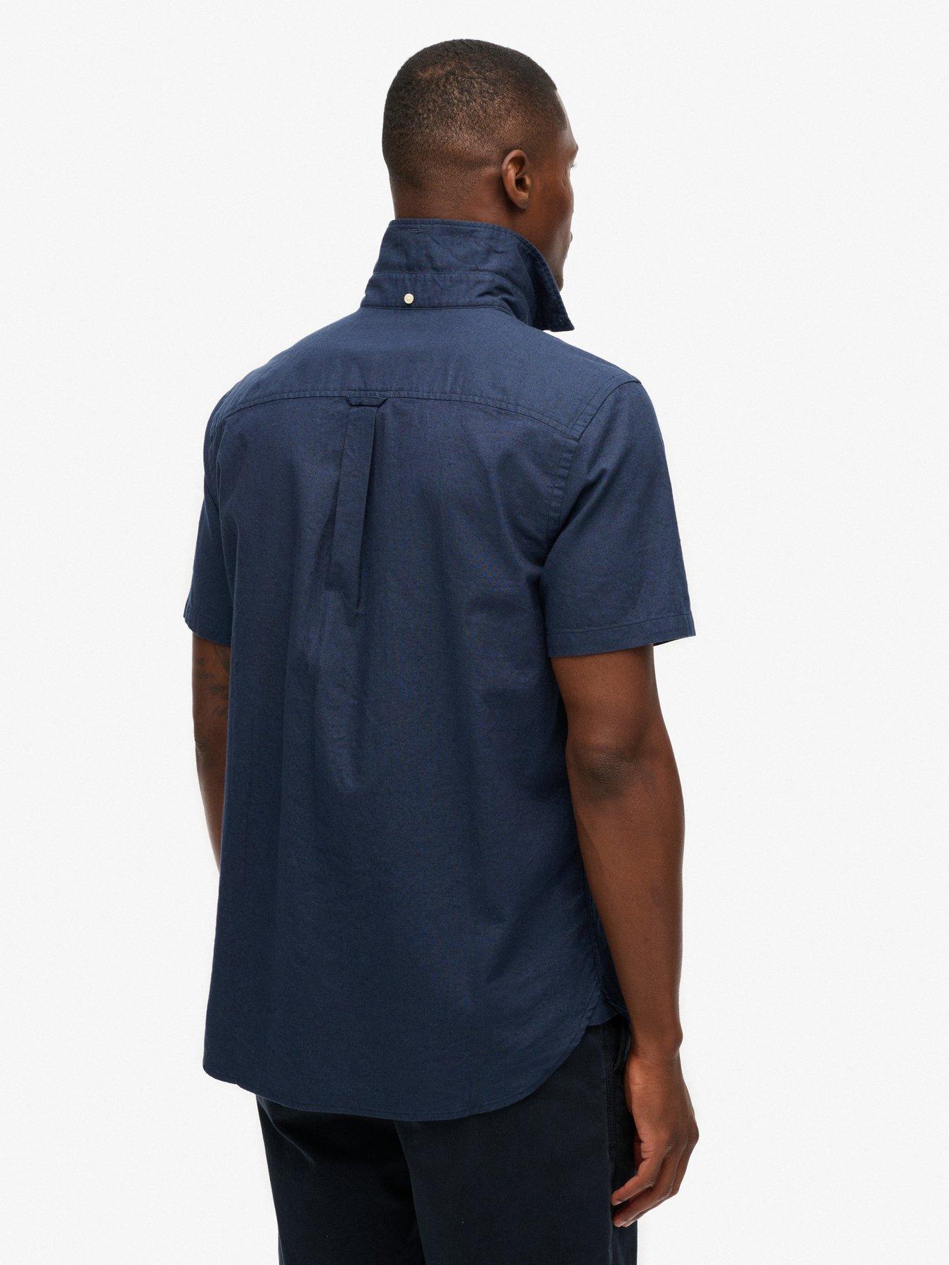 Image 2 of 4 of Superdry City Essential Linen Blend Short Sleeve Shirt