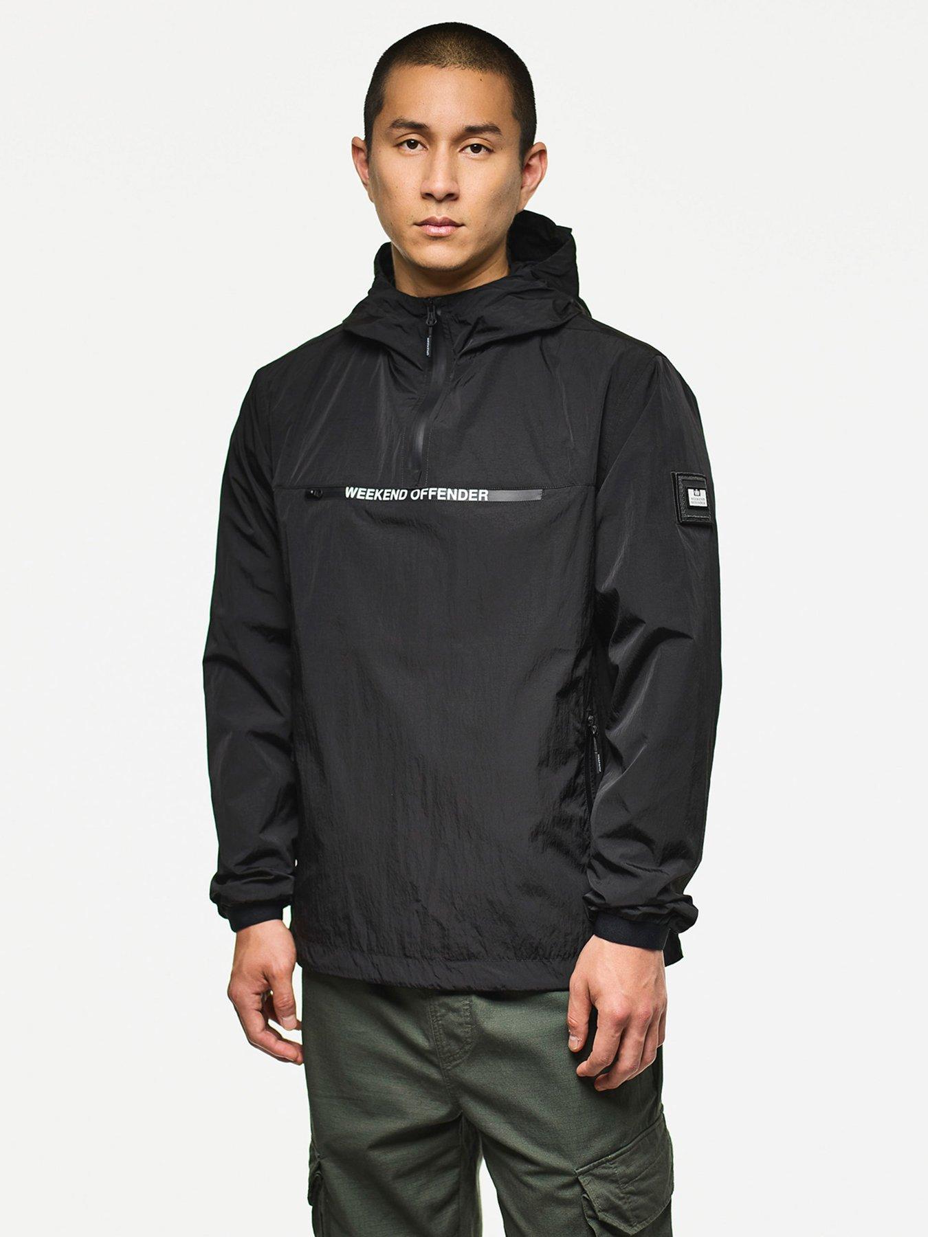 undefined Ranglin Chest Pocket Overhead Jacket - Black