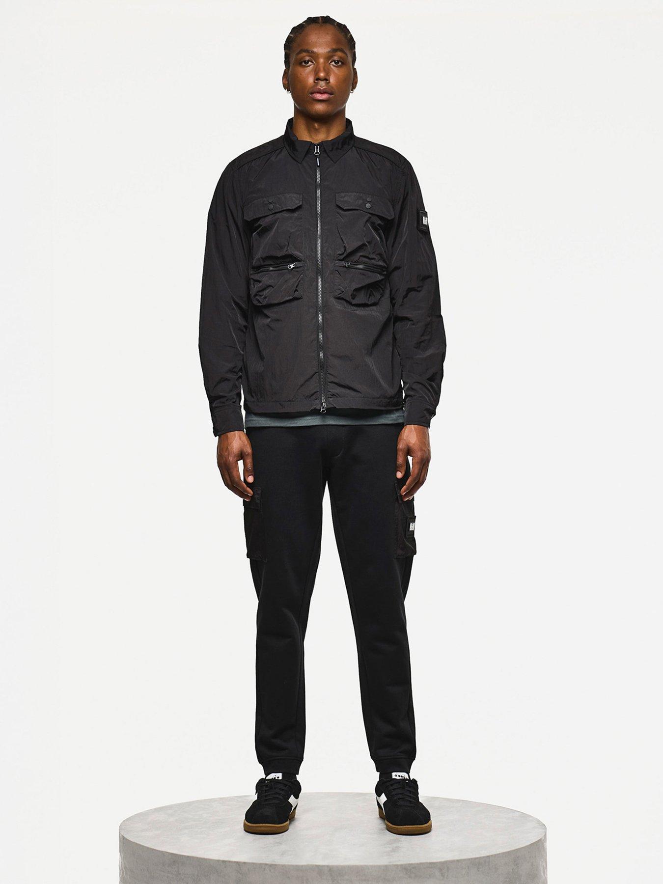 Image 2 of 6 of Weekend Offender Shields Pocket Overshirt - Black