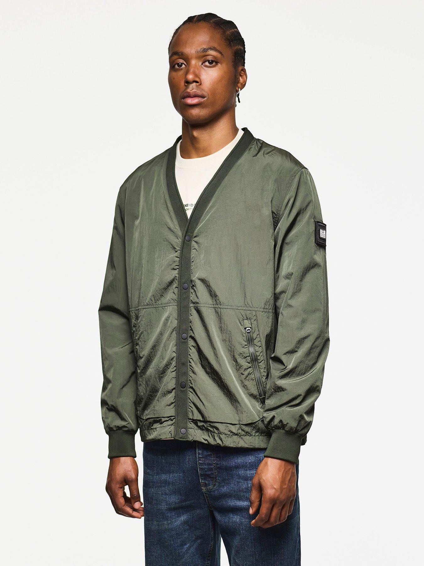undefined Offender Cardigan Overshirt - Dark Green