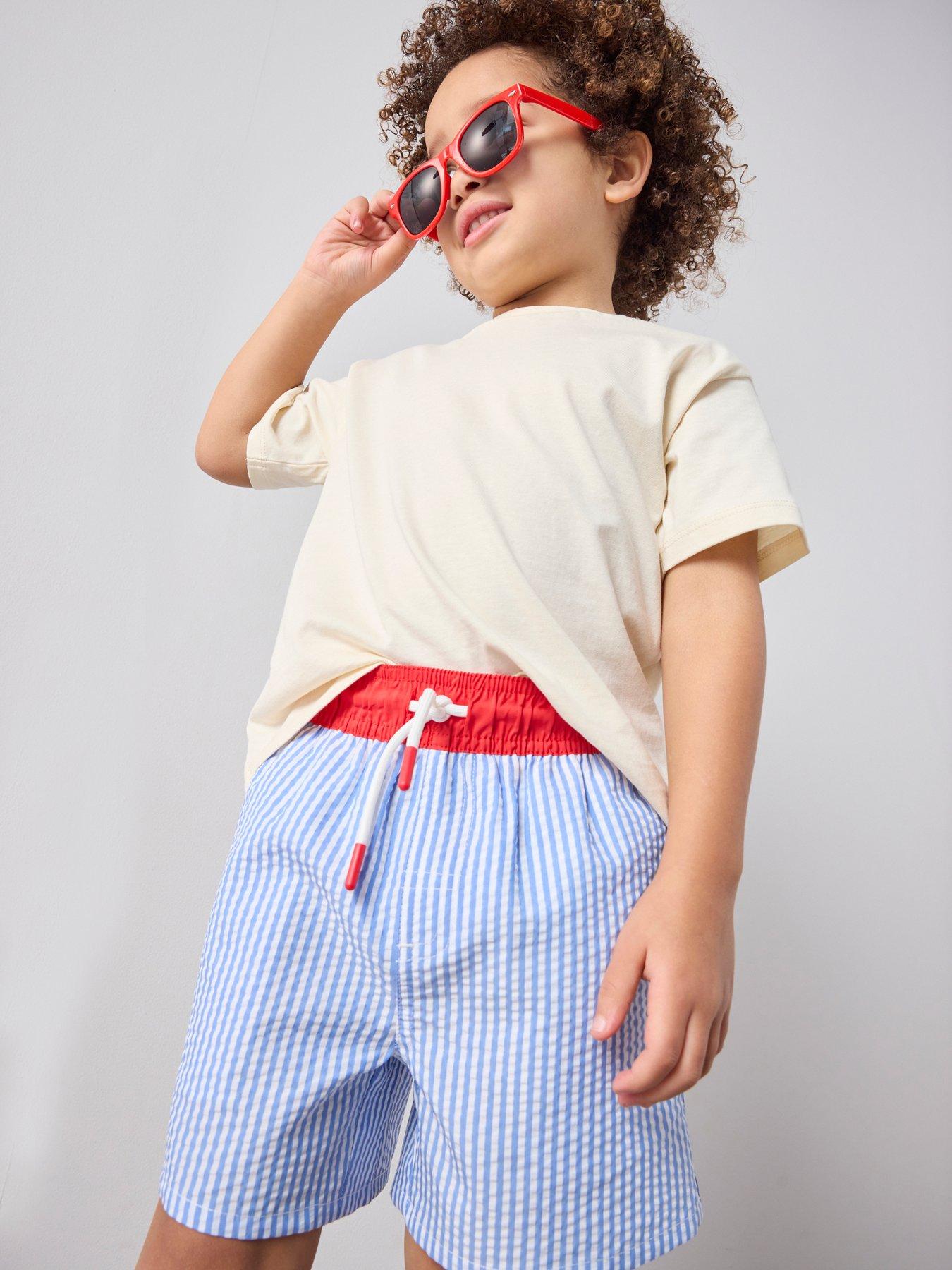 Image 5 of 7 of The Very Collection Boys Cargo Swim Shorts - Multi