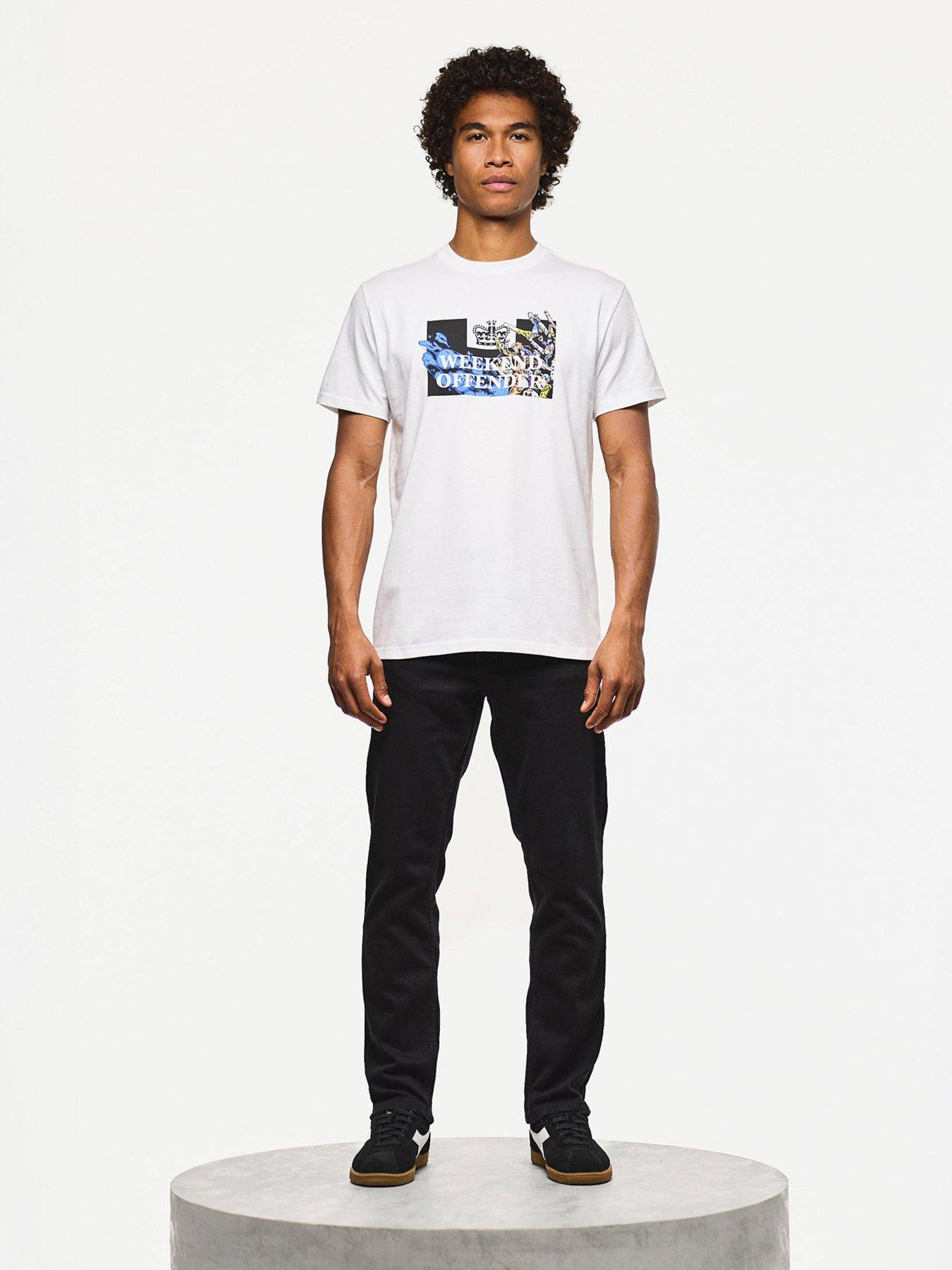 Image 2 of 5 of Weekend Offender Molazza Graphic T-Shirt - White