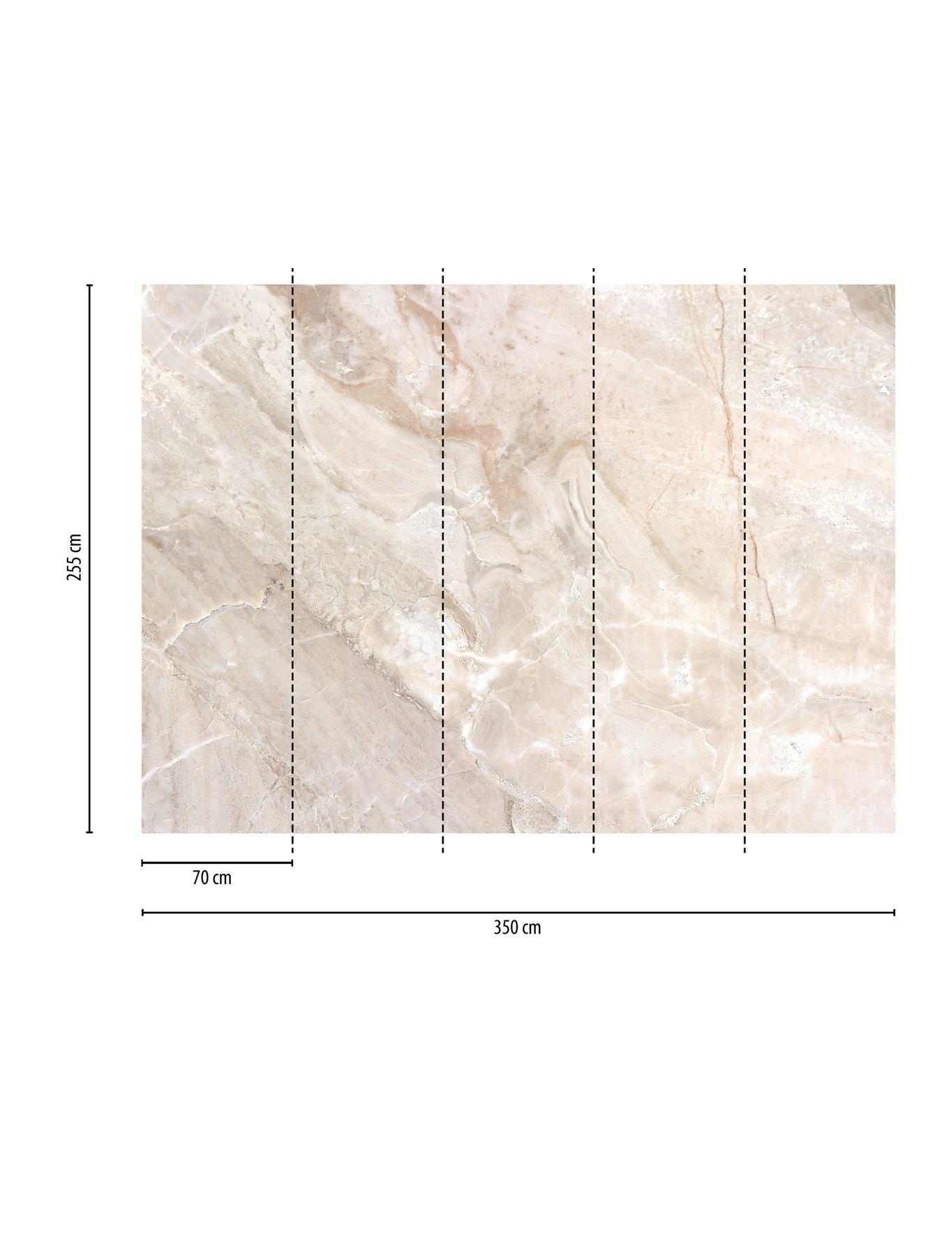 Image 3 of 4 of AS Creation Marble Beige Digital Mural 350cm X 255cm
