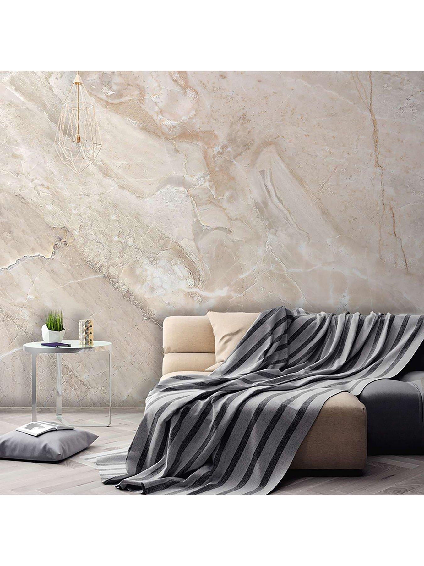 Image 4 of 4 of AS Creation Marble Beige Digital Mural 350cm X 255cm