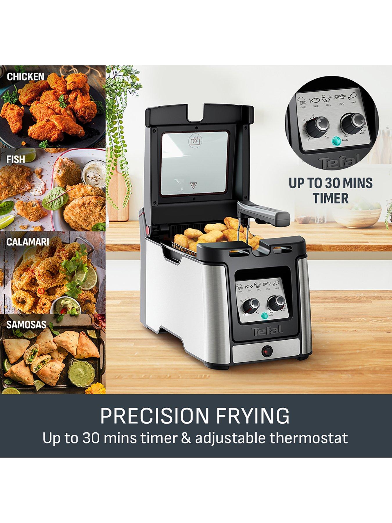 image of tefal-odourless-xl-anti-fog-window-35l-deep-fryer-stainless-steel