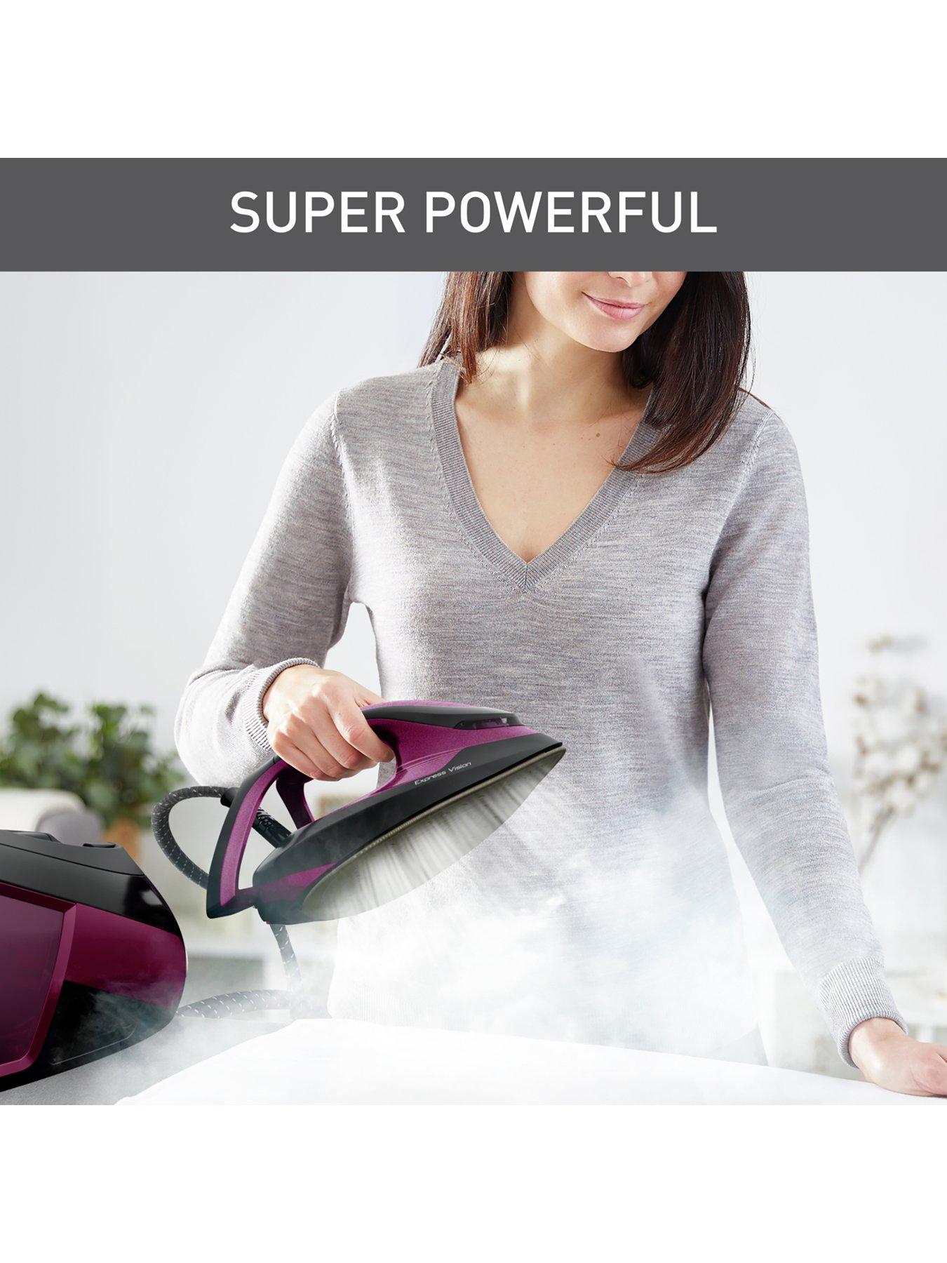 Image 3 of 7 of Tefal Express Vision 6.9 Bar Steam Generator Iron Purple