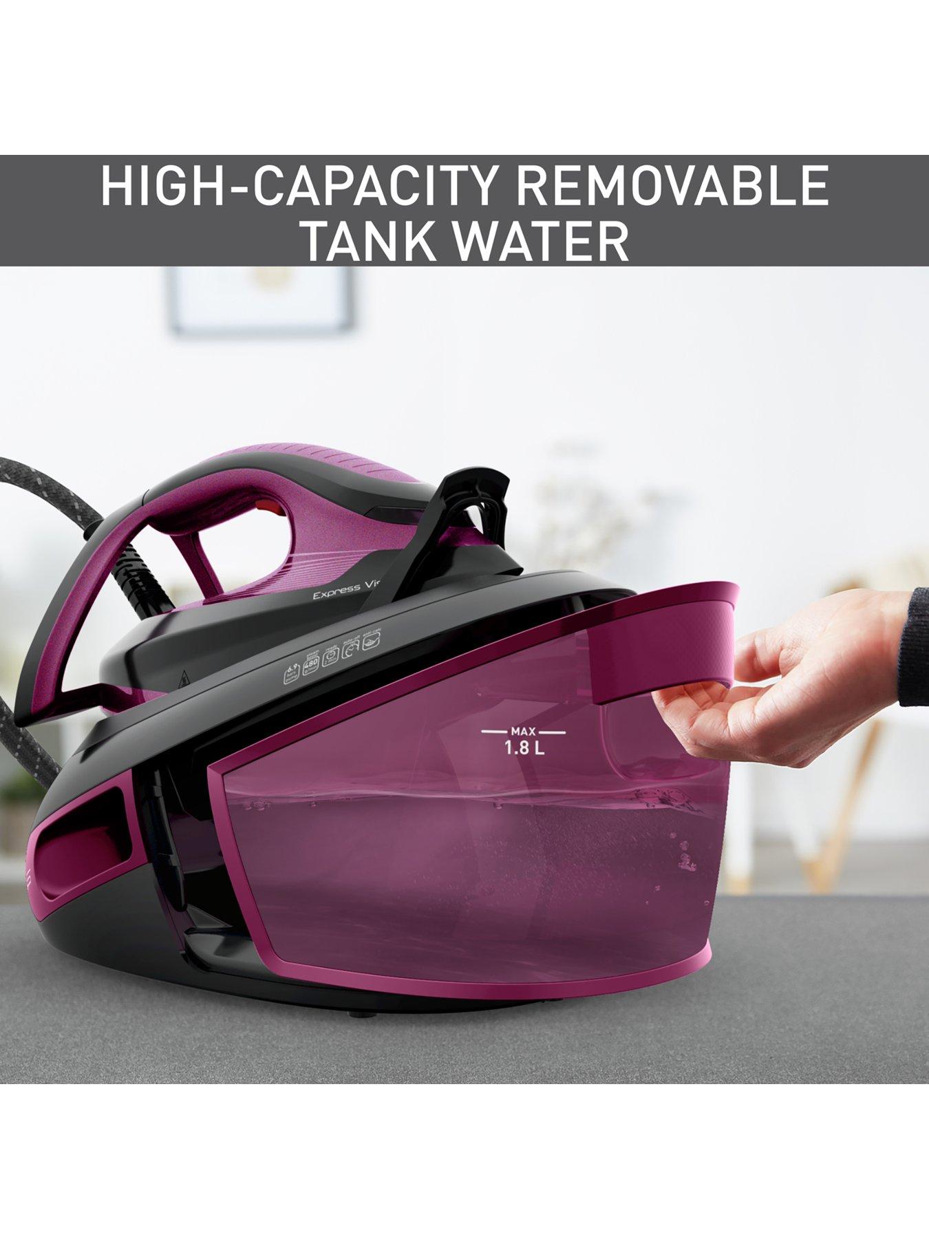 Image 5 of 7 of Tefal Express Vision 6.9 Bar Steam Generator Iron Purple