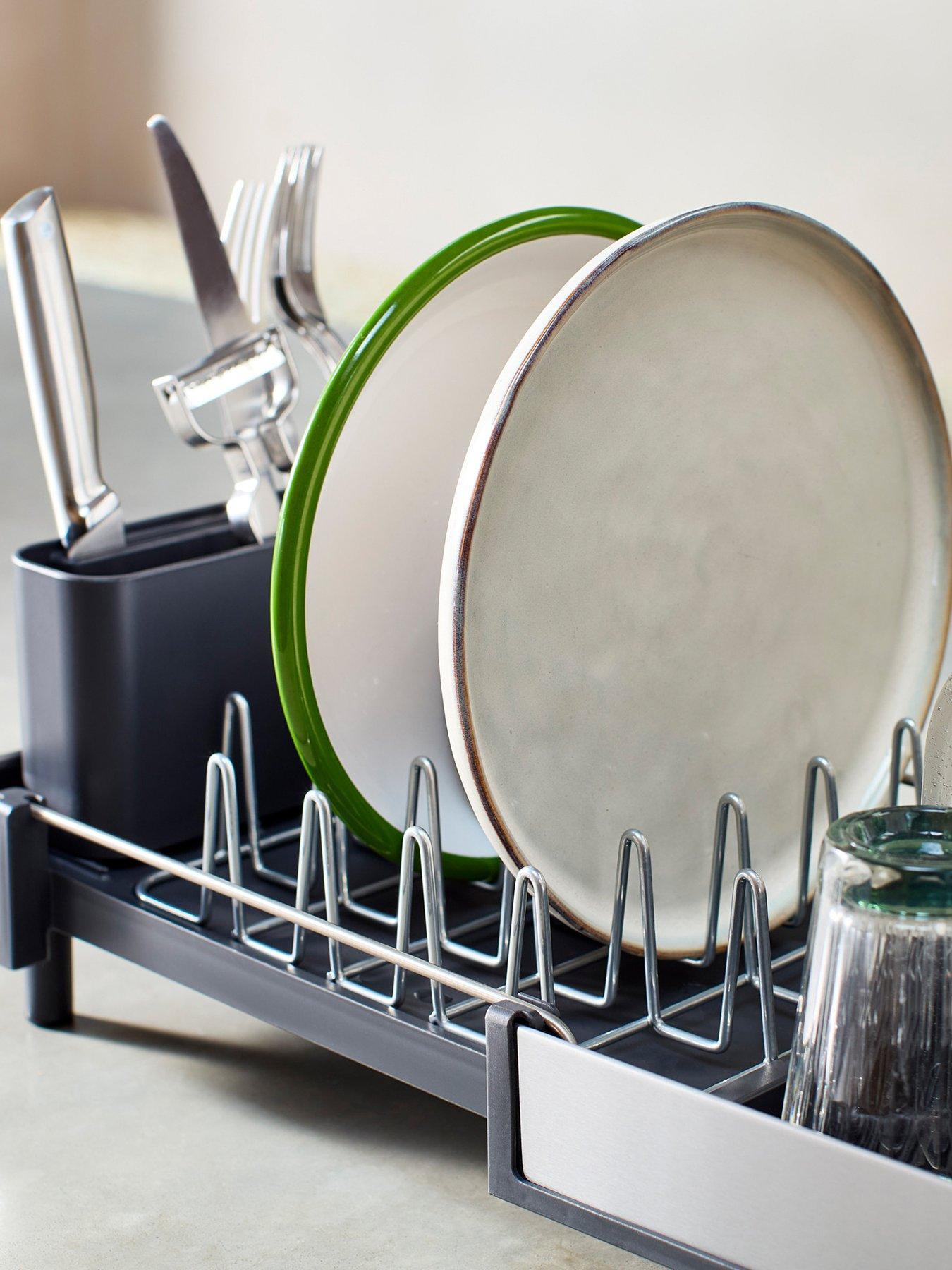 Image 3 of 7 of Joseph Joseph Extend Slim Steel Dish Rack (grey)