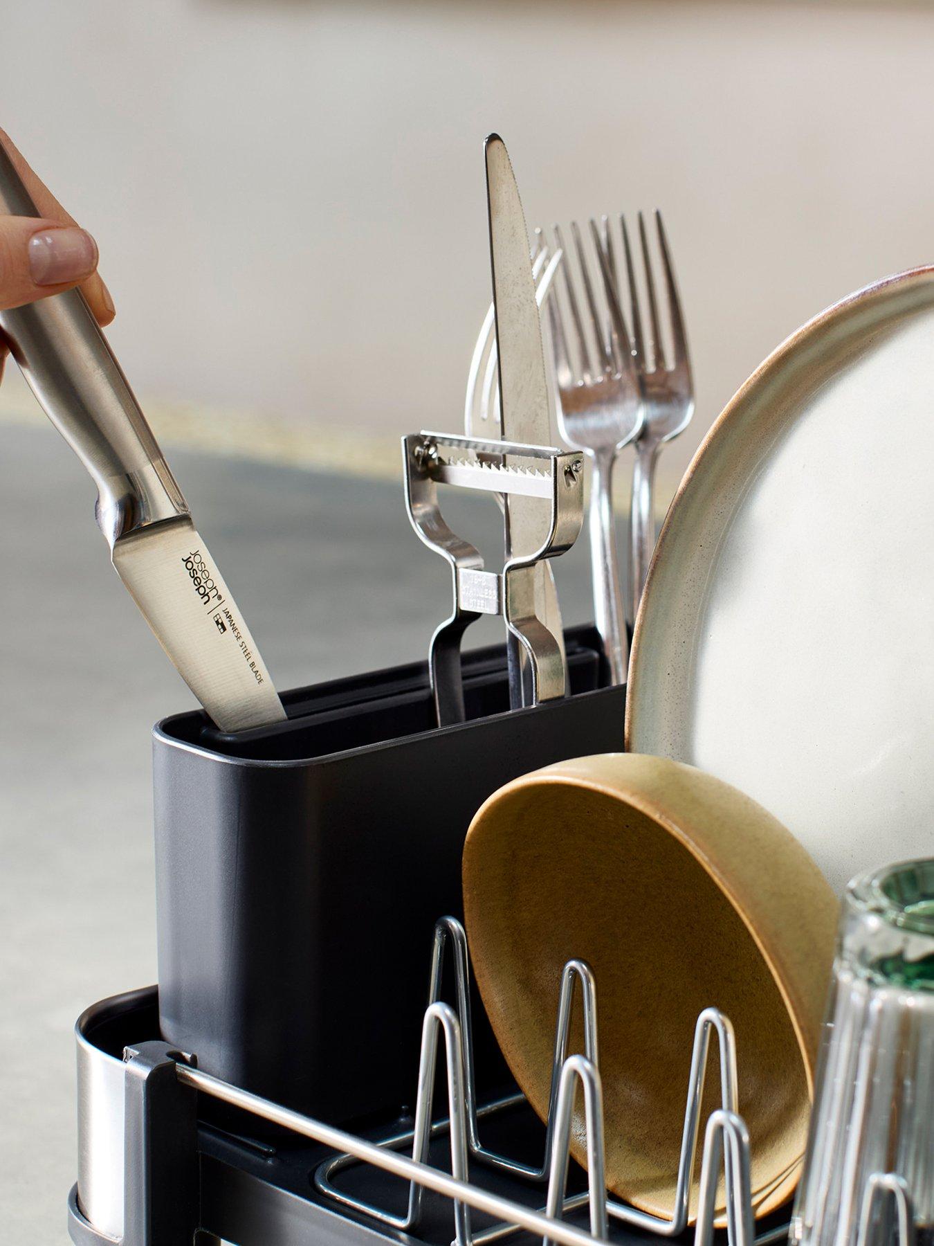 Image 5 of 7 of Joseph Joseph Extend Slim Steel Dish Rack (grey)