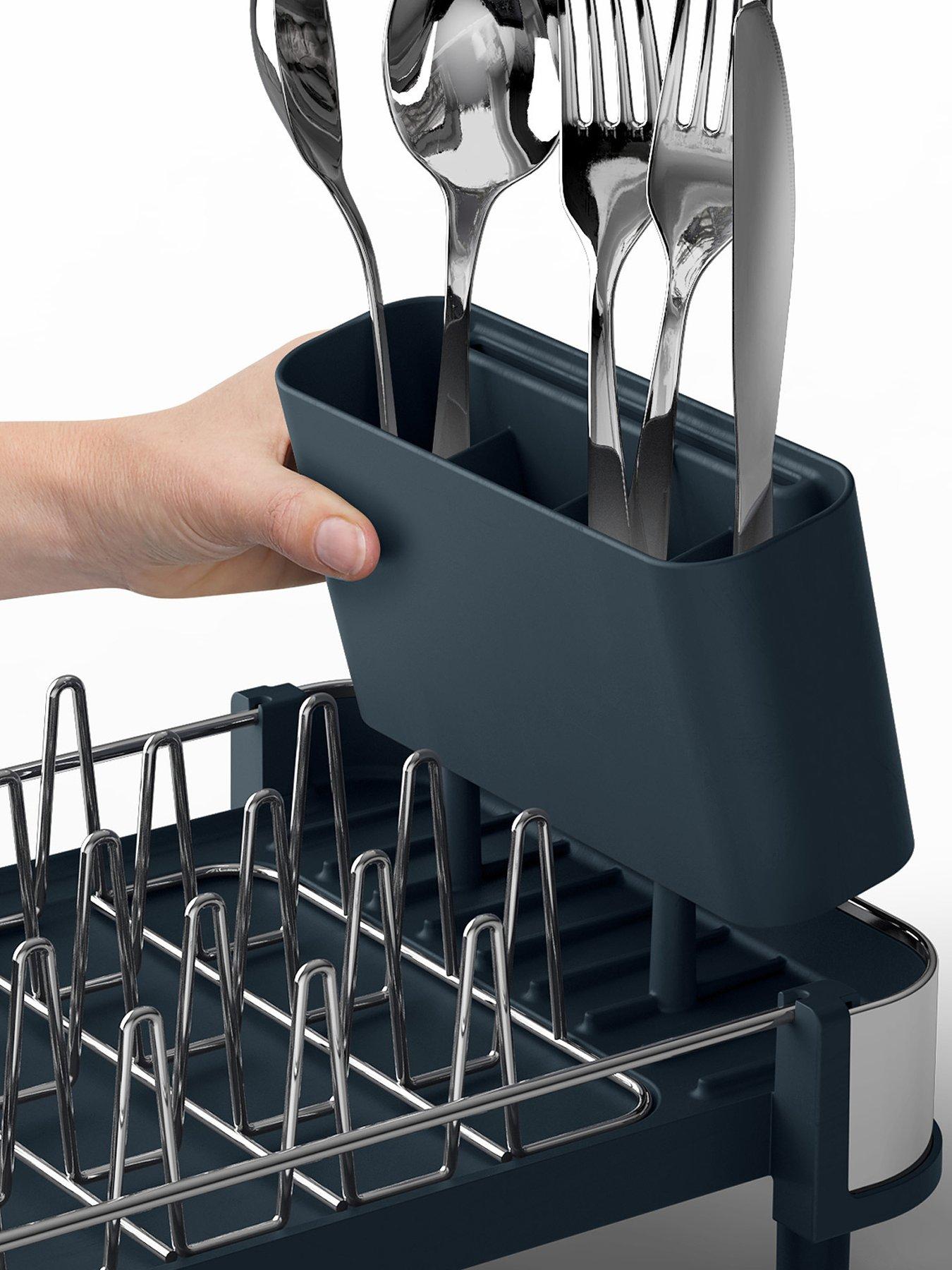 Image 6 of 7 of Joseph Joseph Extend Slim Steel Dish Rack (grey)