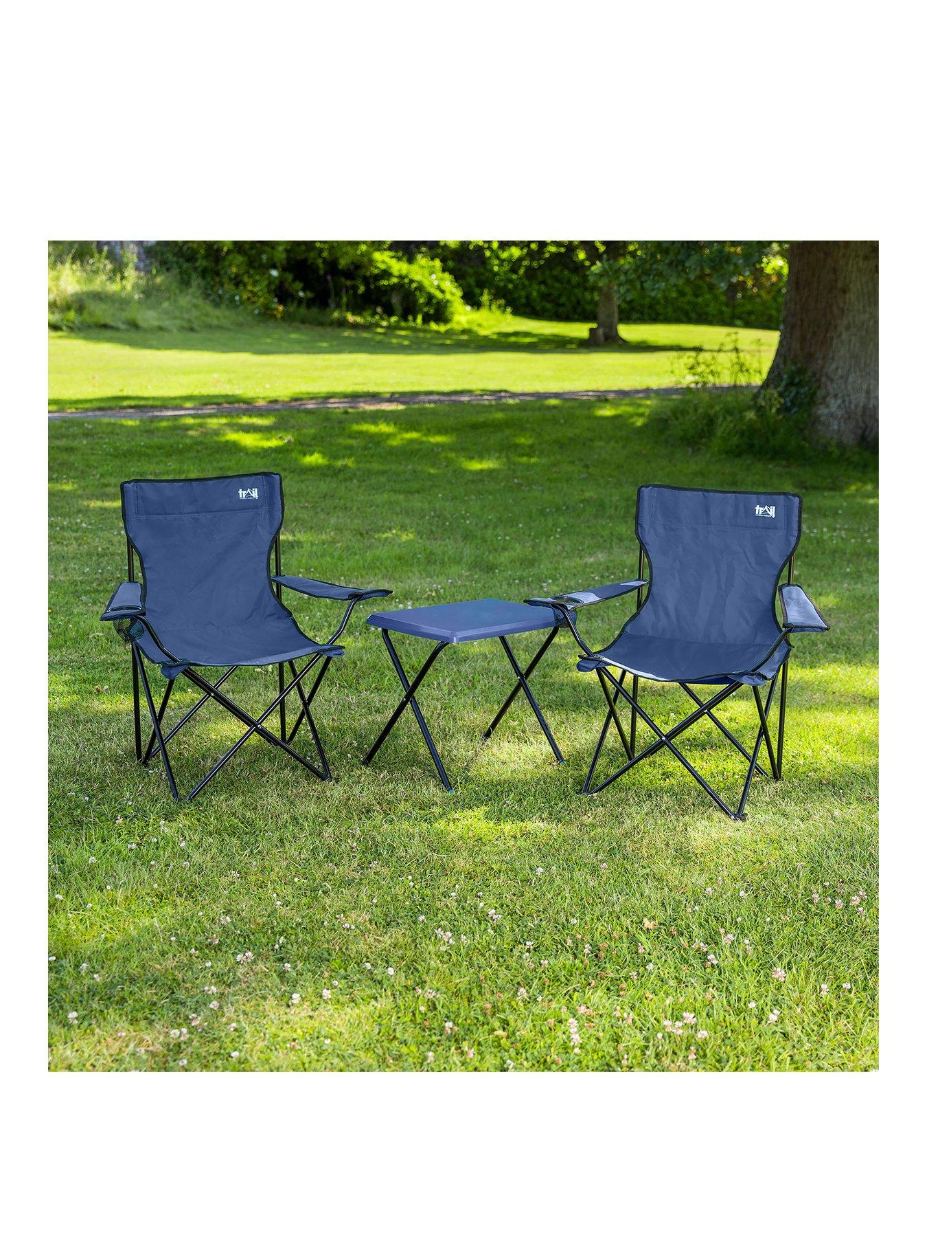 Image 2 of 7 of Trail Blue Folding Camping Chair