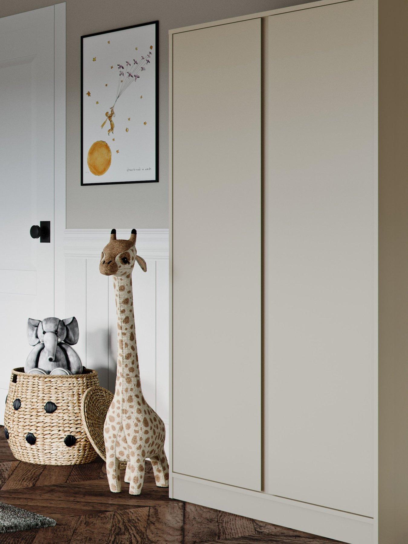 Little Acorns Kiko Double Wardrobe - Cashmere