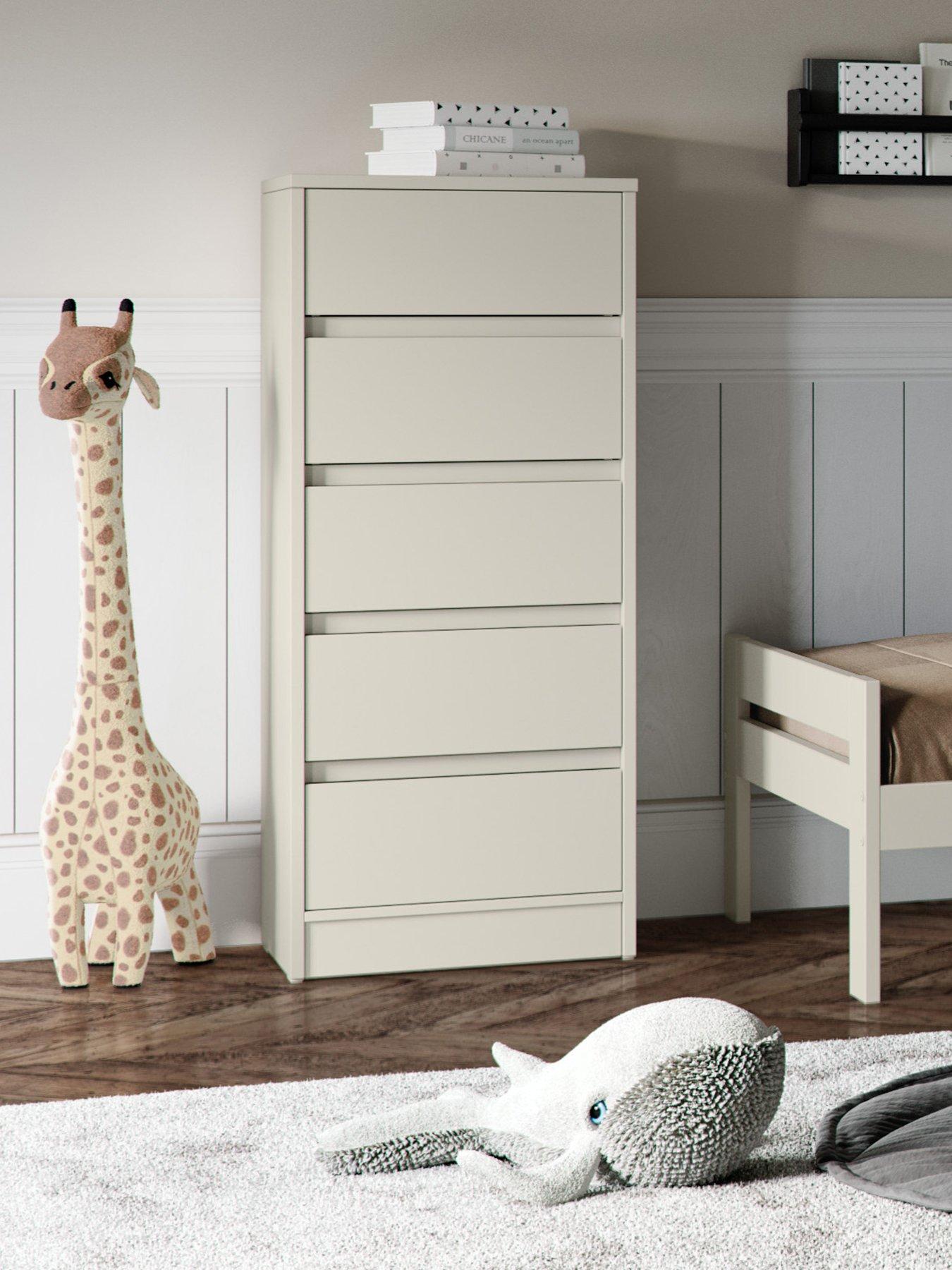 Little Acorns 5 Drawers Tall Boy