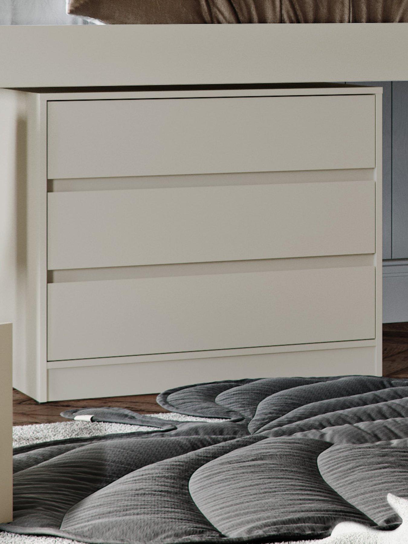Little Acorns Kiko 3 Drawer Dresser - Cashmere