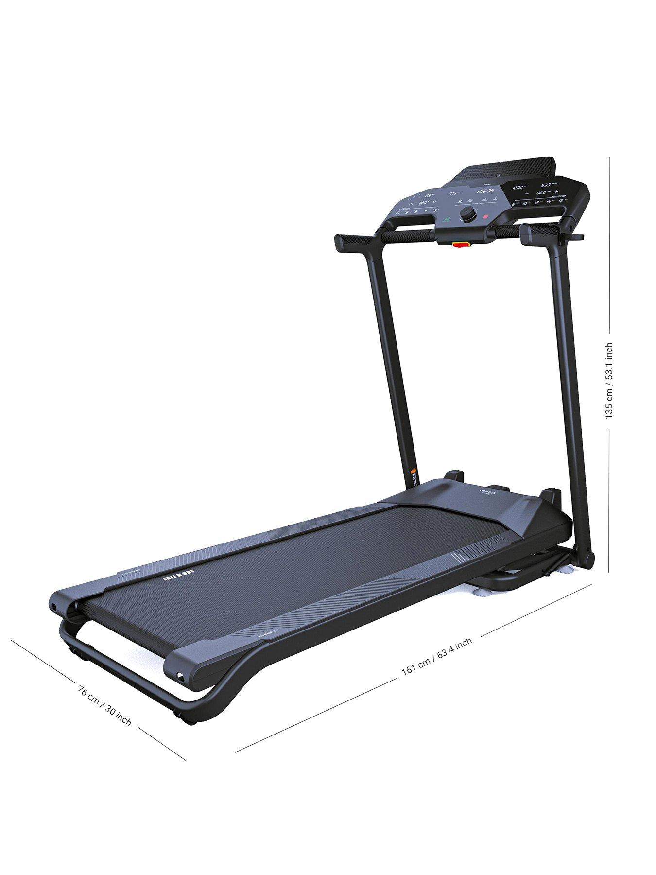 Decathlon Smart Folding 10% Motorised Incline Treadmill RUN500 - Main Image