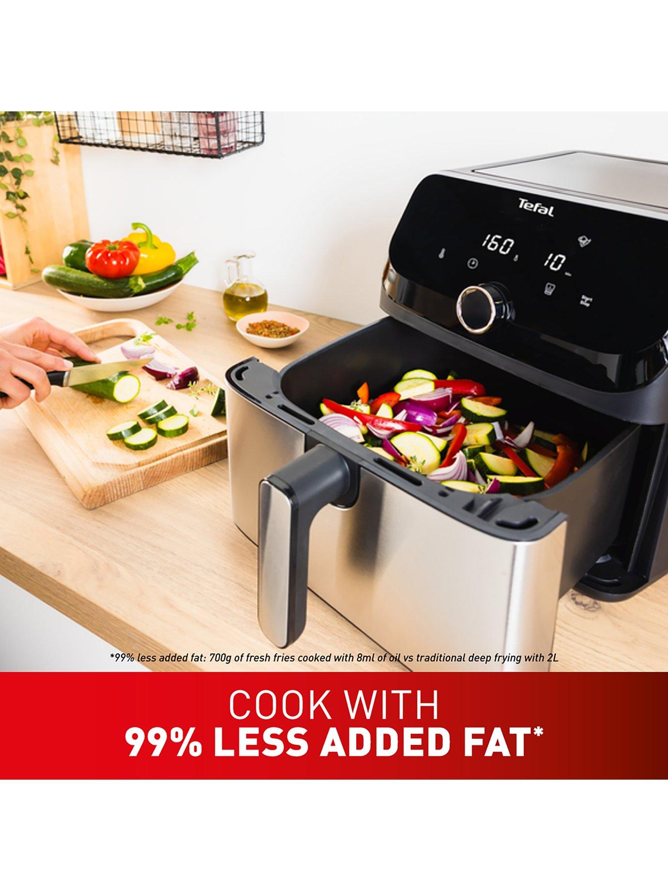  image of tefal-easy-fry-mega-75l-air-fryer-stainless-steel