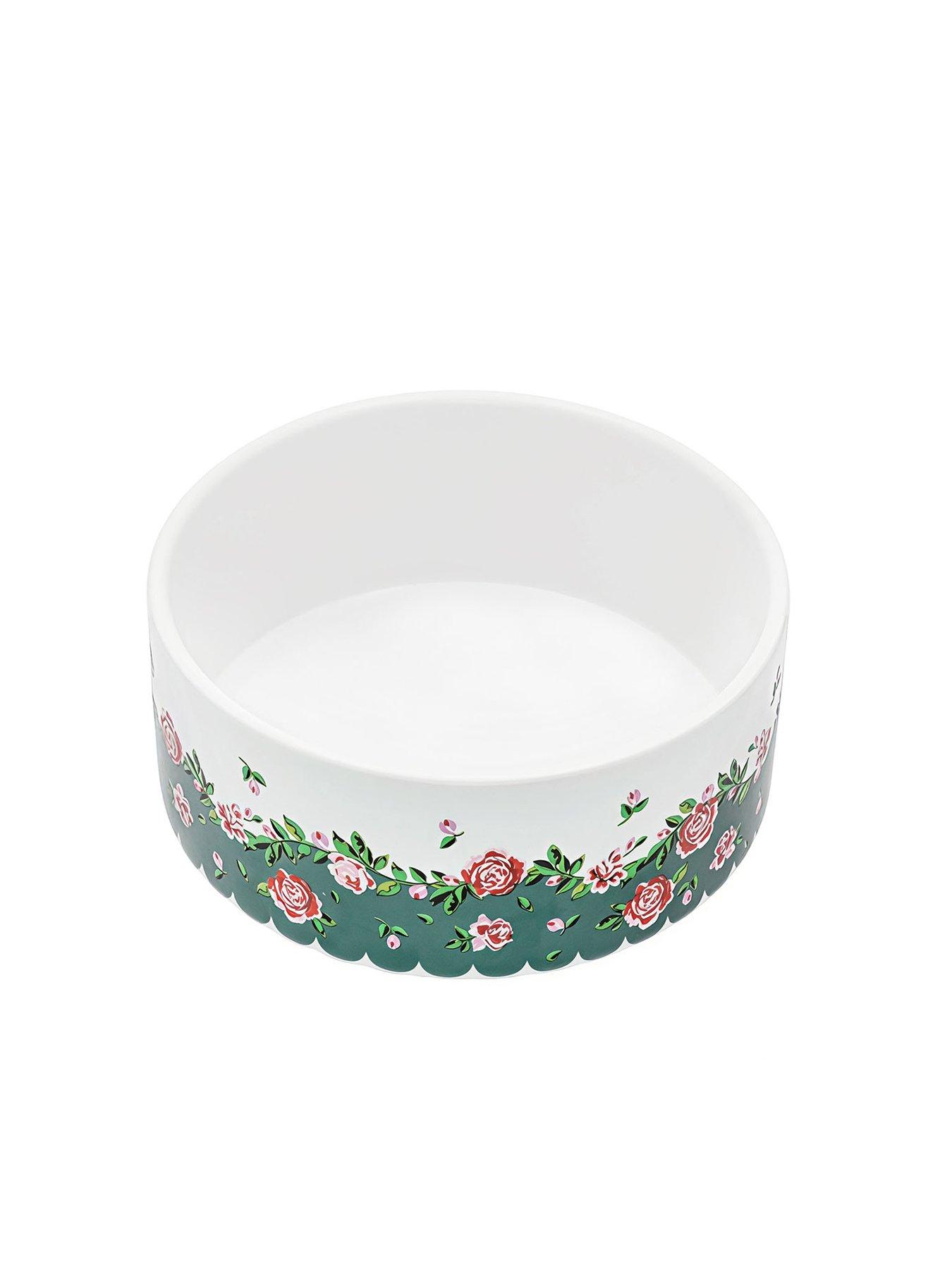  image of cath-kidston-dolly-rose-ceramic-pet-bowl