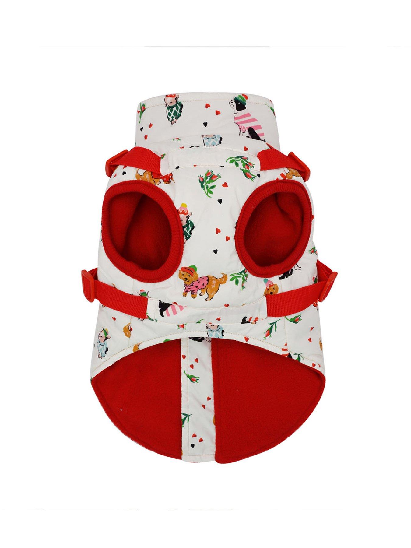 Image 2 of 5 of Cath Kidston Dogs &amp; Roses Dog Coat &amp; Harness