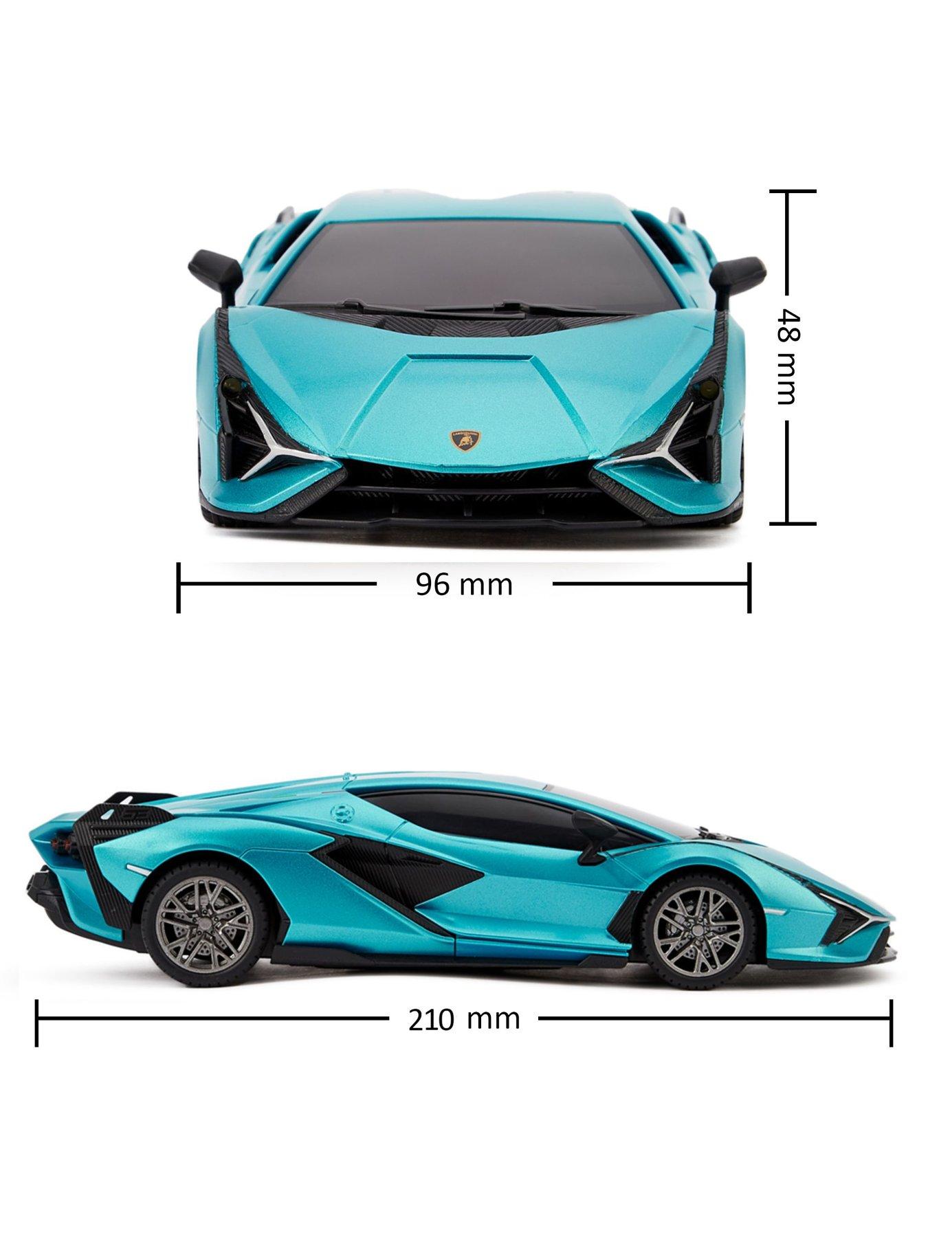  image of 124-scale-lamborghini-siaacuten-fkp-37-rc-car-blue