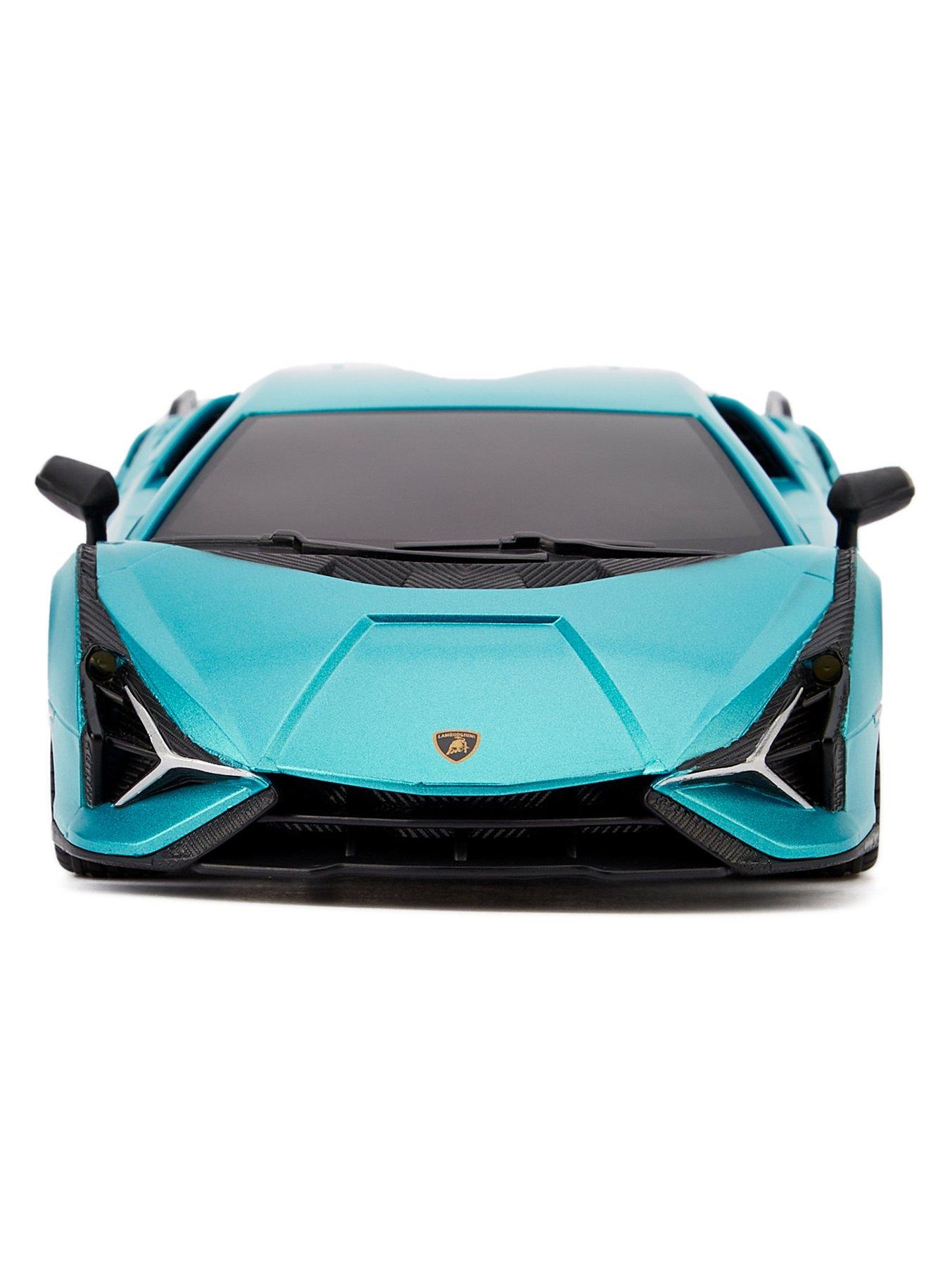  image of 124-scale-lamborghini-siaacuten-fkp-37-rc-car-blue