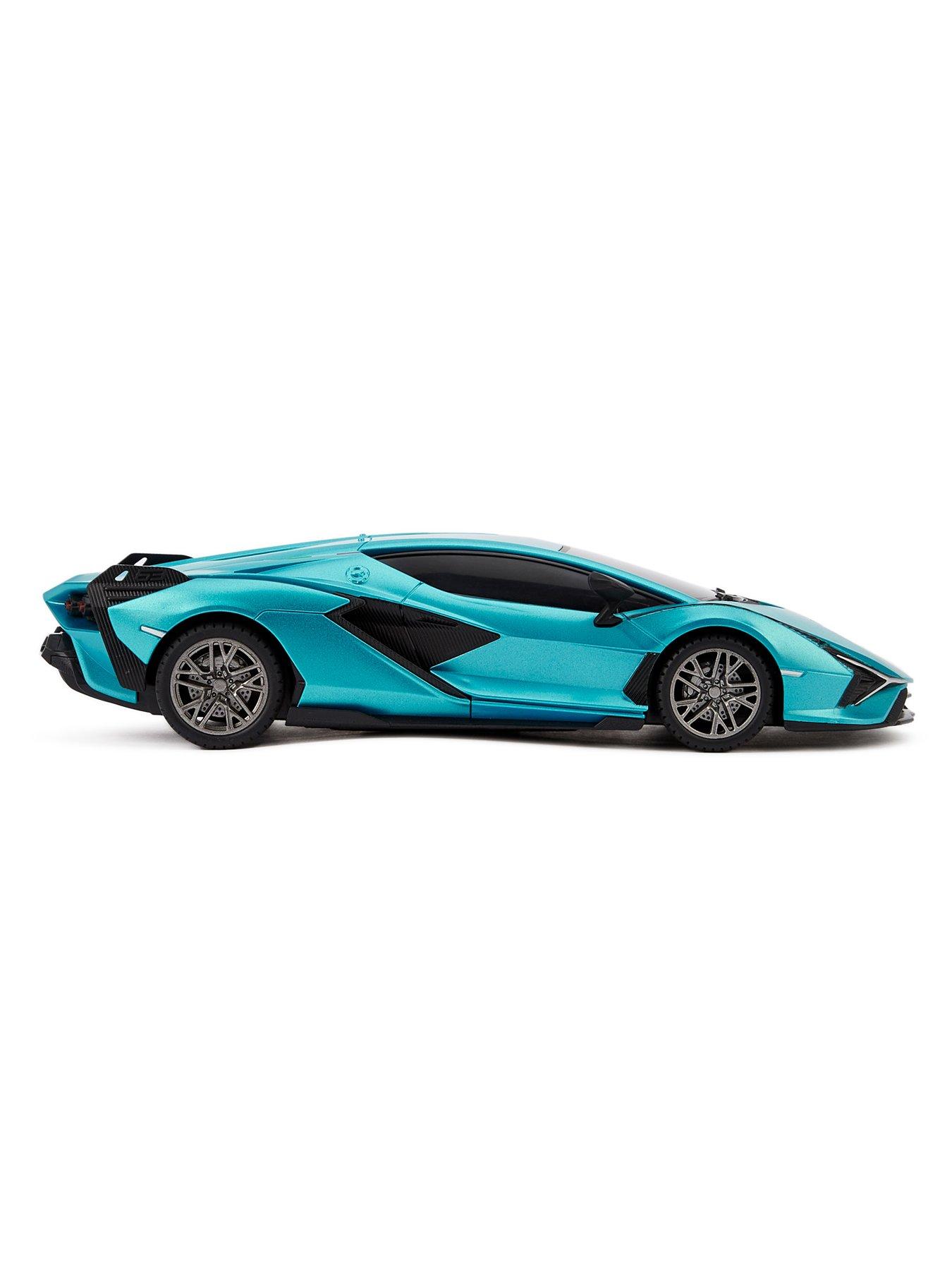  image of 124-scale-lamborghini-siaacuten-fkp-37-rc-car-blue
