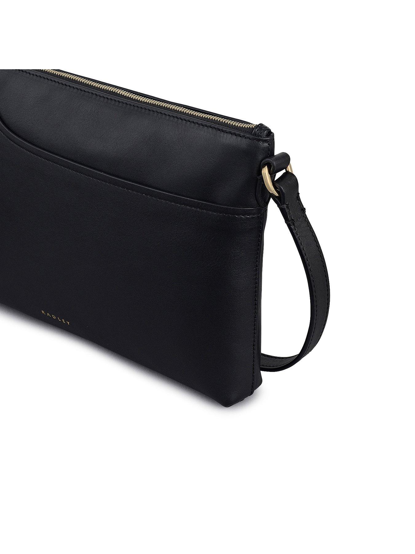  image of radley-pockets-medium-leather-ziptop-crossbody-bag-black