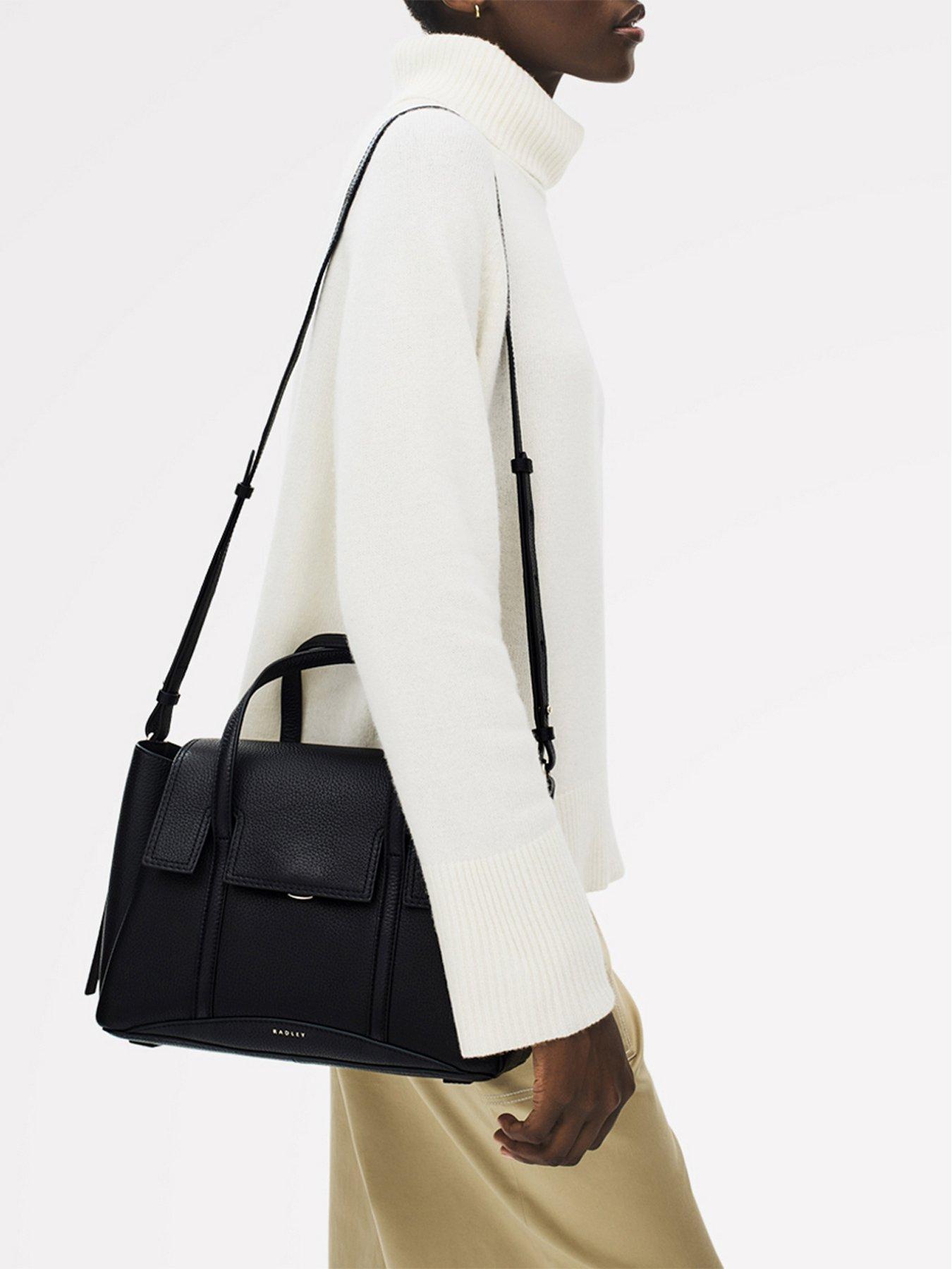 image of radley-the-chancery-medium-flapover-leather-grab-bag-black