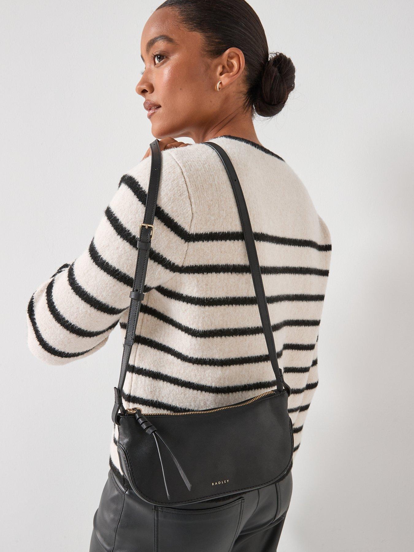 Radley The Iris Small Ziptop Crossbody Bag - Black