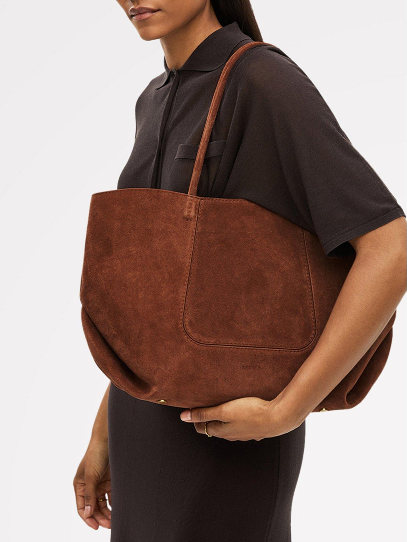 Image 2 of 5 of Radley The Compton Suede Medium Ziptop Shoulder