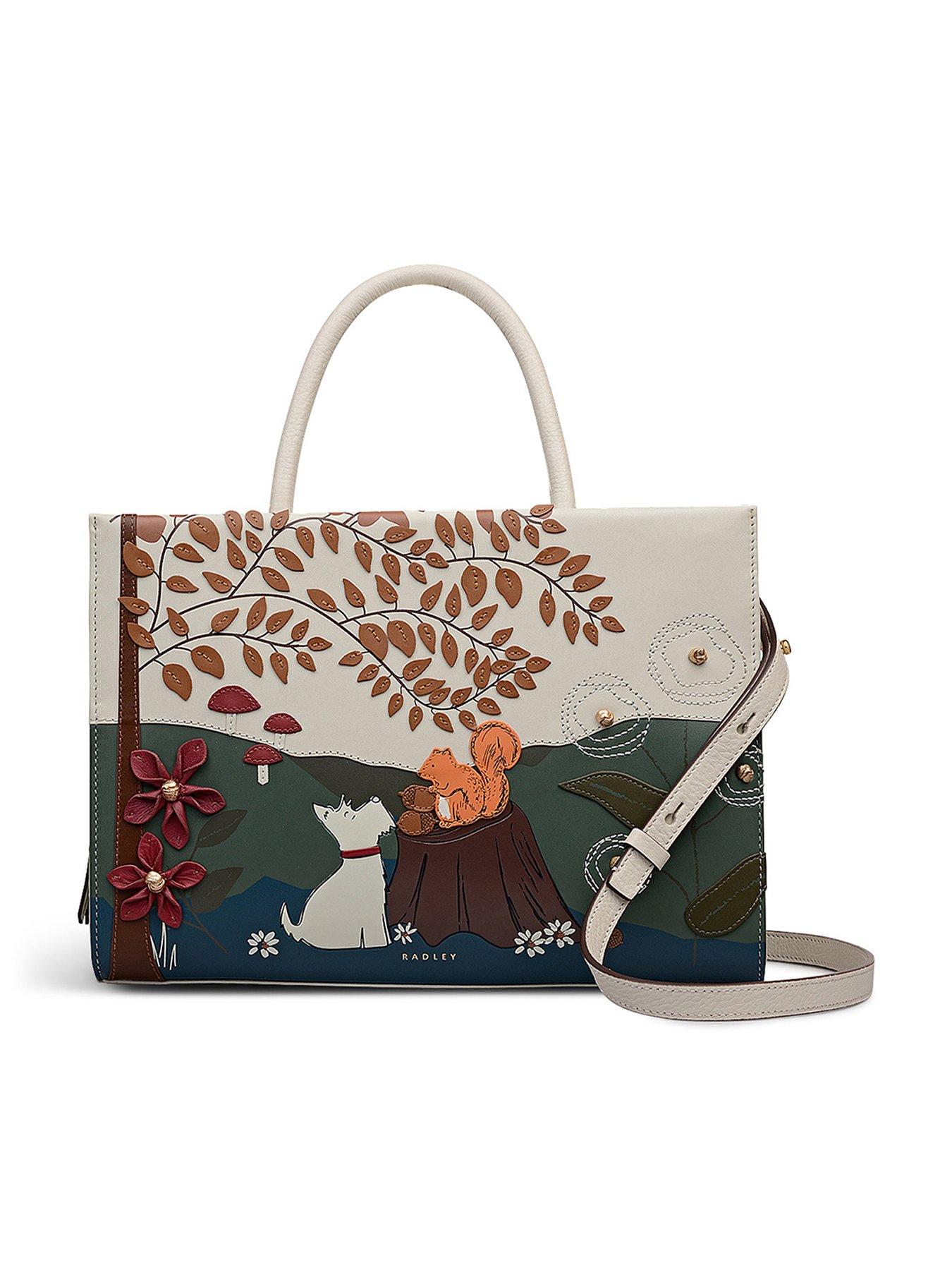 undefined Autumn Leaves Medium Ziptop Grab