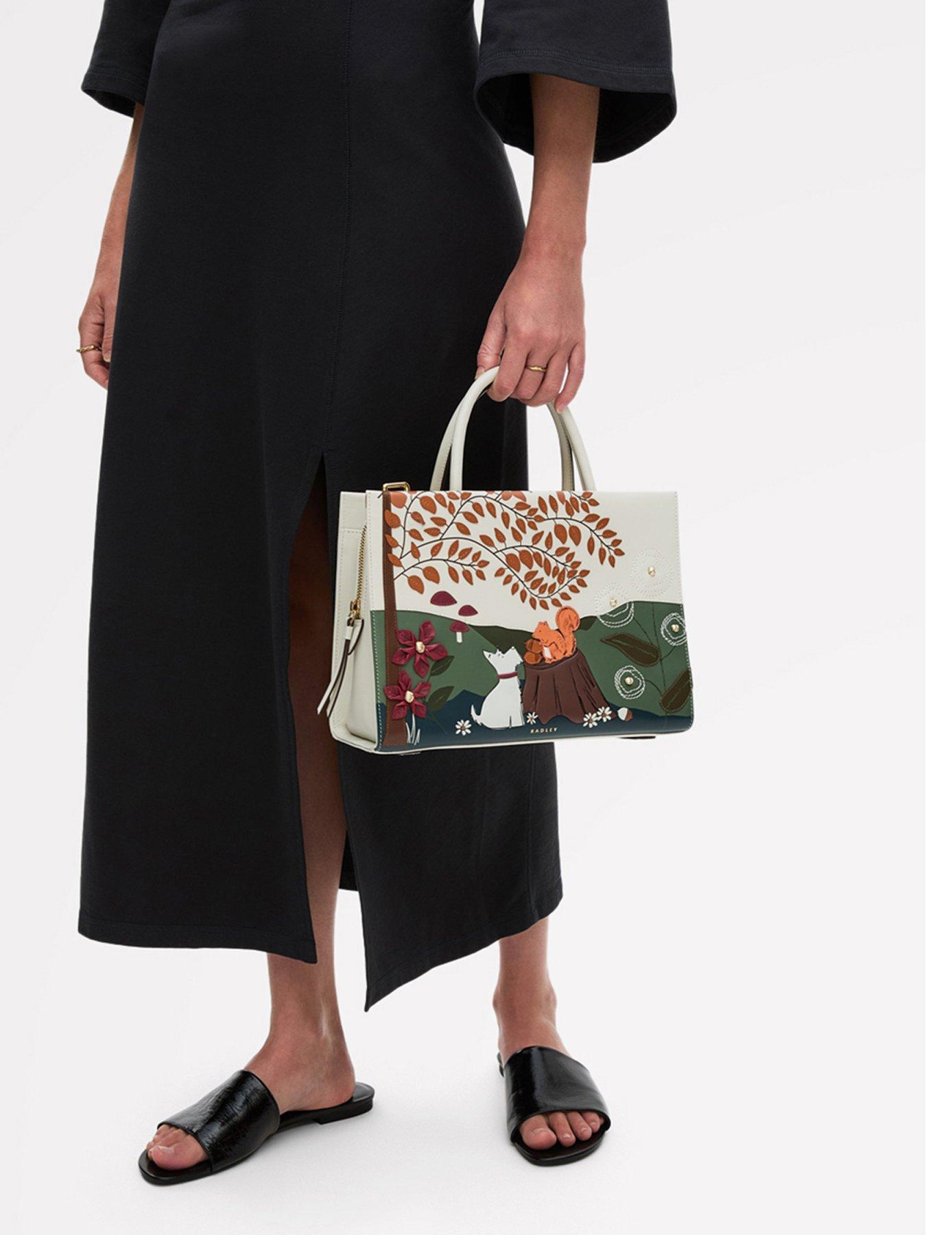 Image 2 of 5 of Radley Autumn Leaves Medium Ziptop Grab