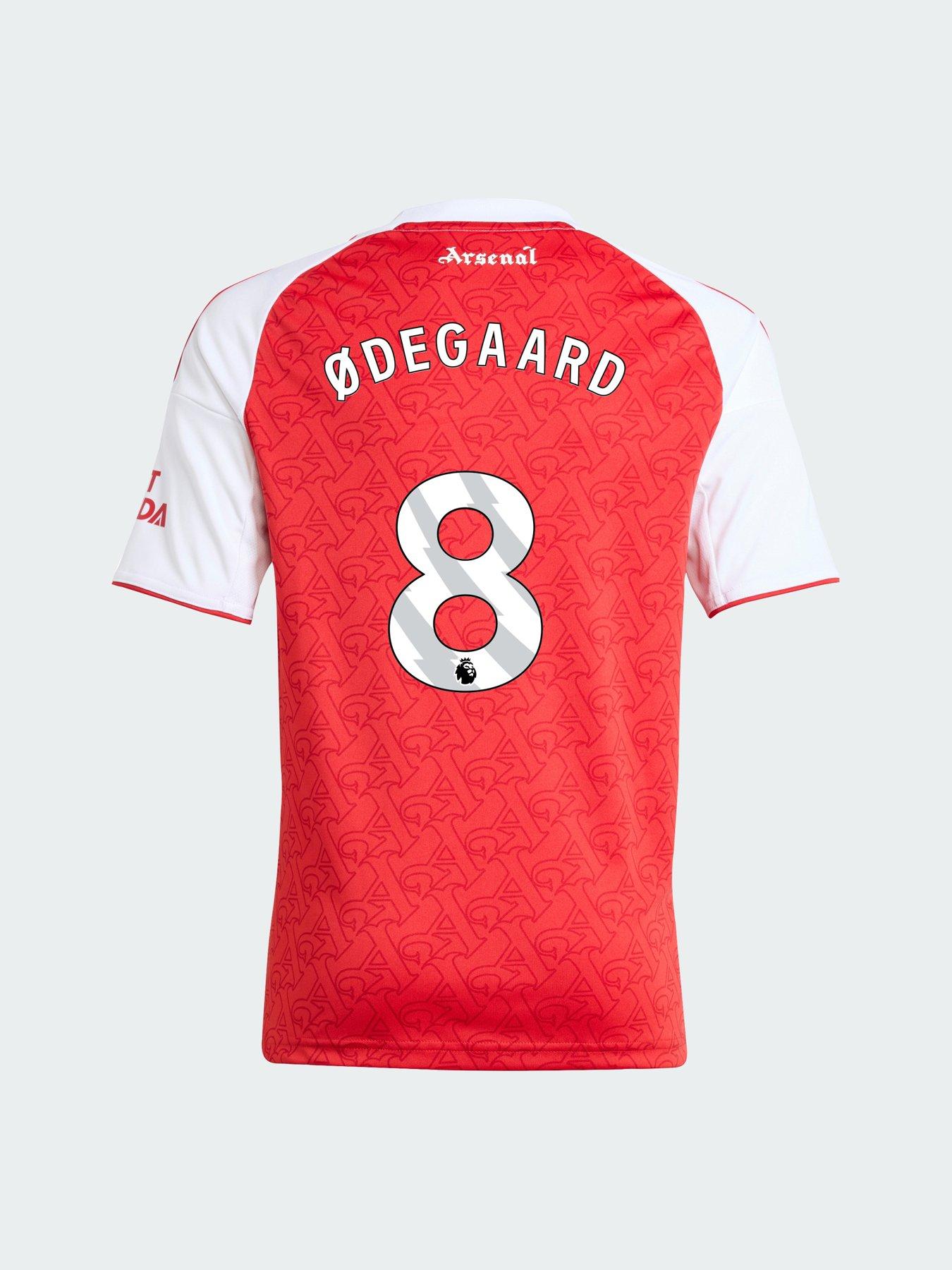 adidas Personalised Arsenal Junior 25/26 Home Stadium Replica Shirt - Red