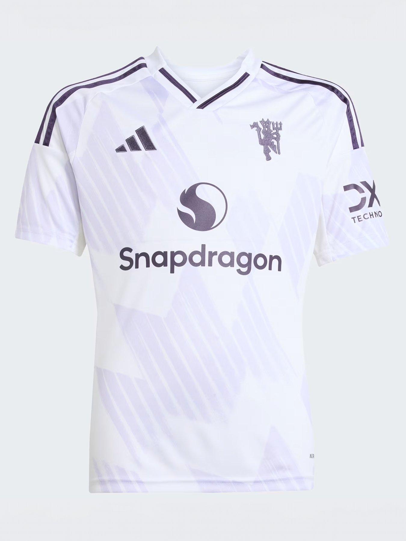 undefined Personalised Manchester United Junior 25/26 Away Stadium Replica Shirt - White