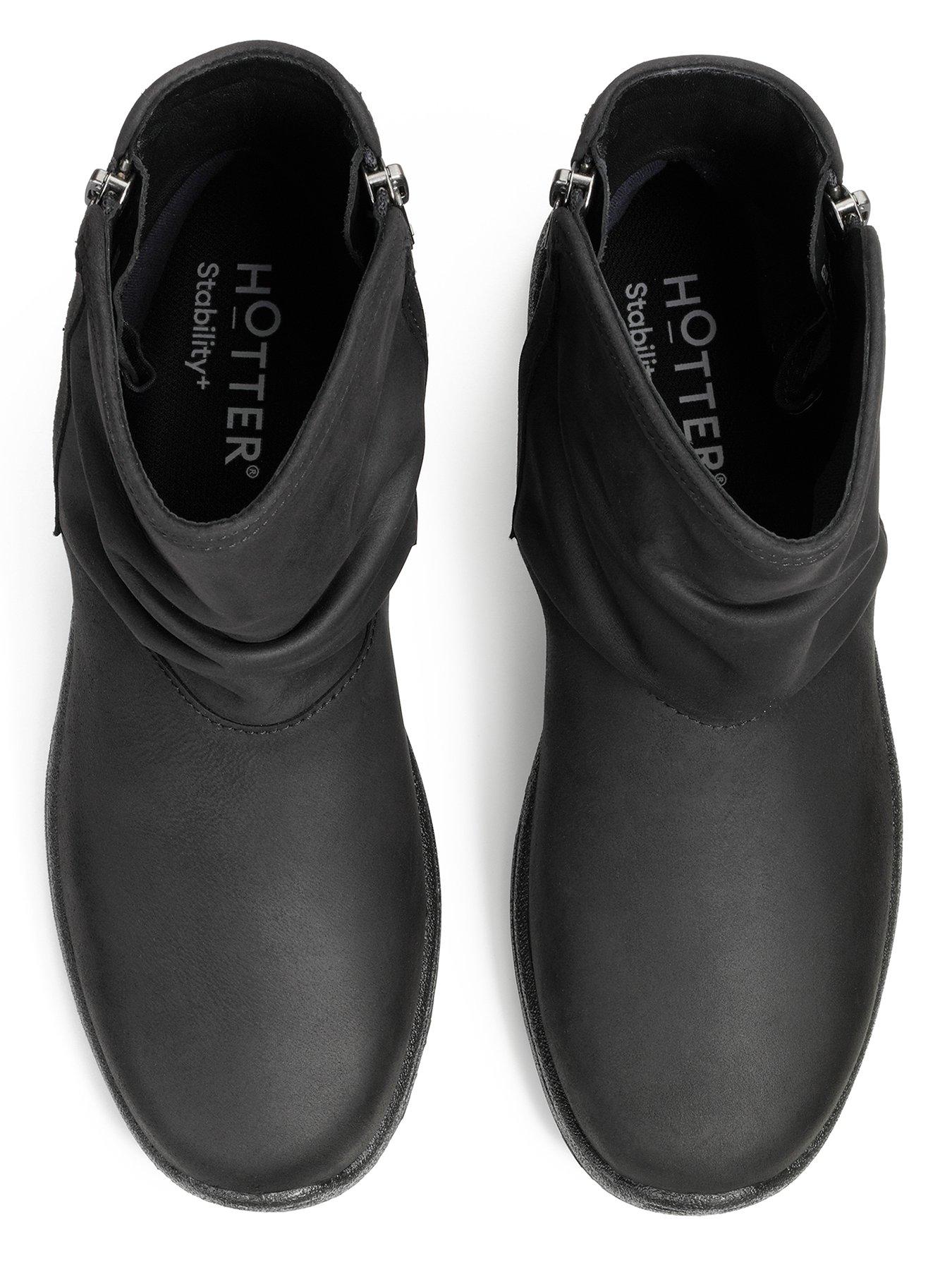 Image 4 of 4 of Hotter Terrain Gtx Nubuck Waterproof Boot - Black