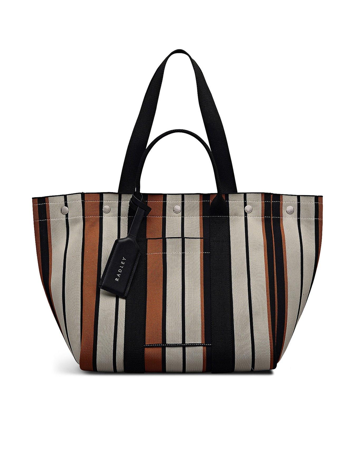 undefined Hadleigh Place - Stripe Large Open Top Tote