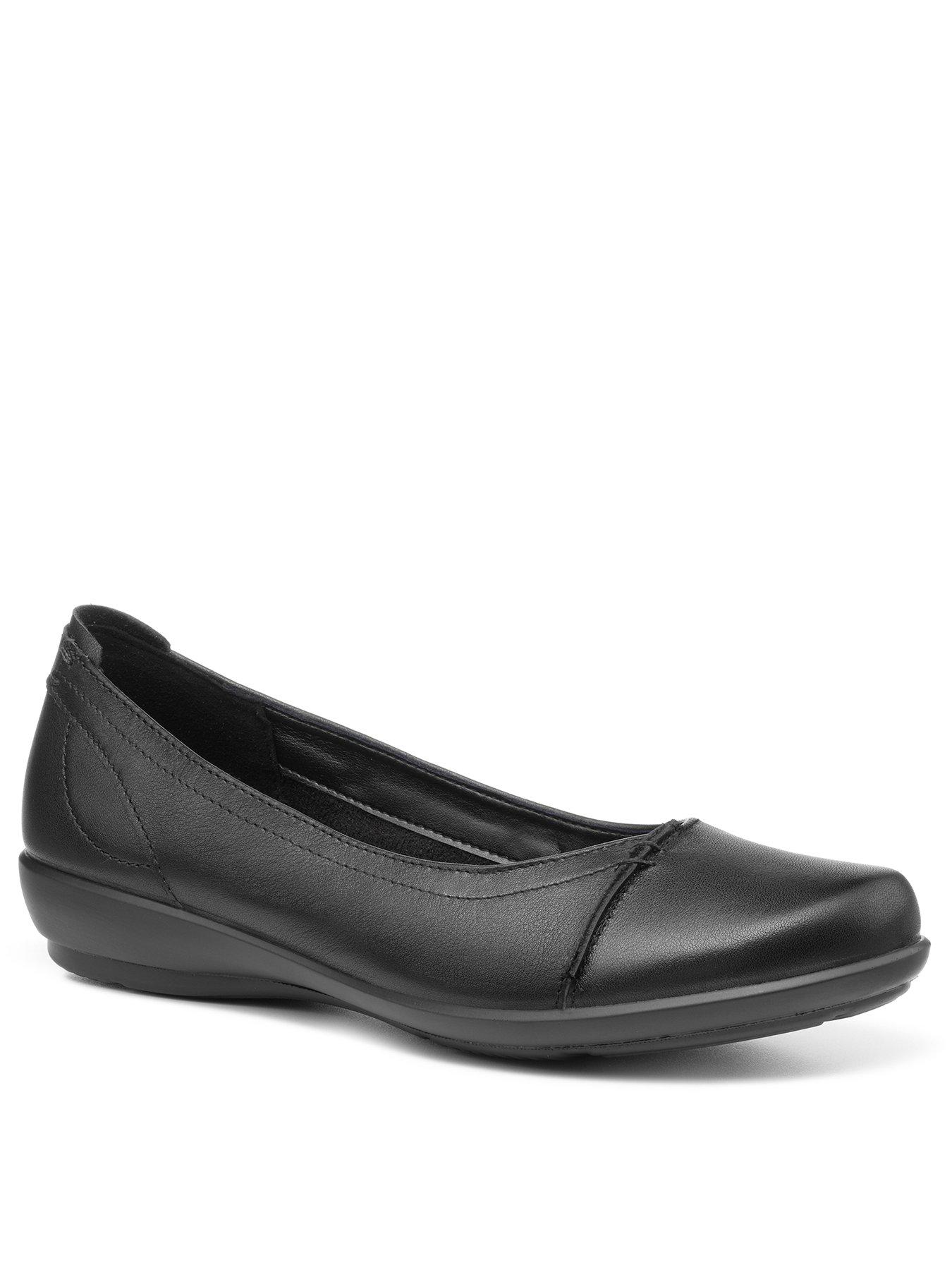 Image 2 of 4 of Hotter Robyn Ii Extra Wide Ballerina Shoe - Black