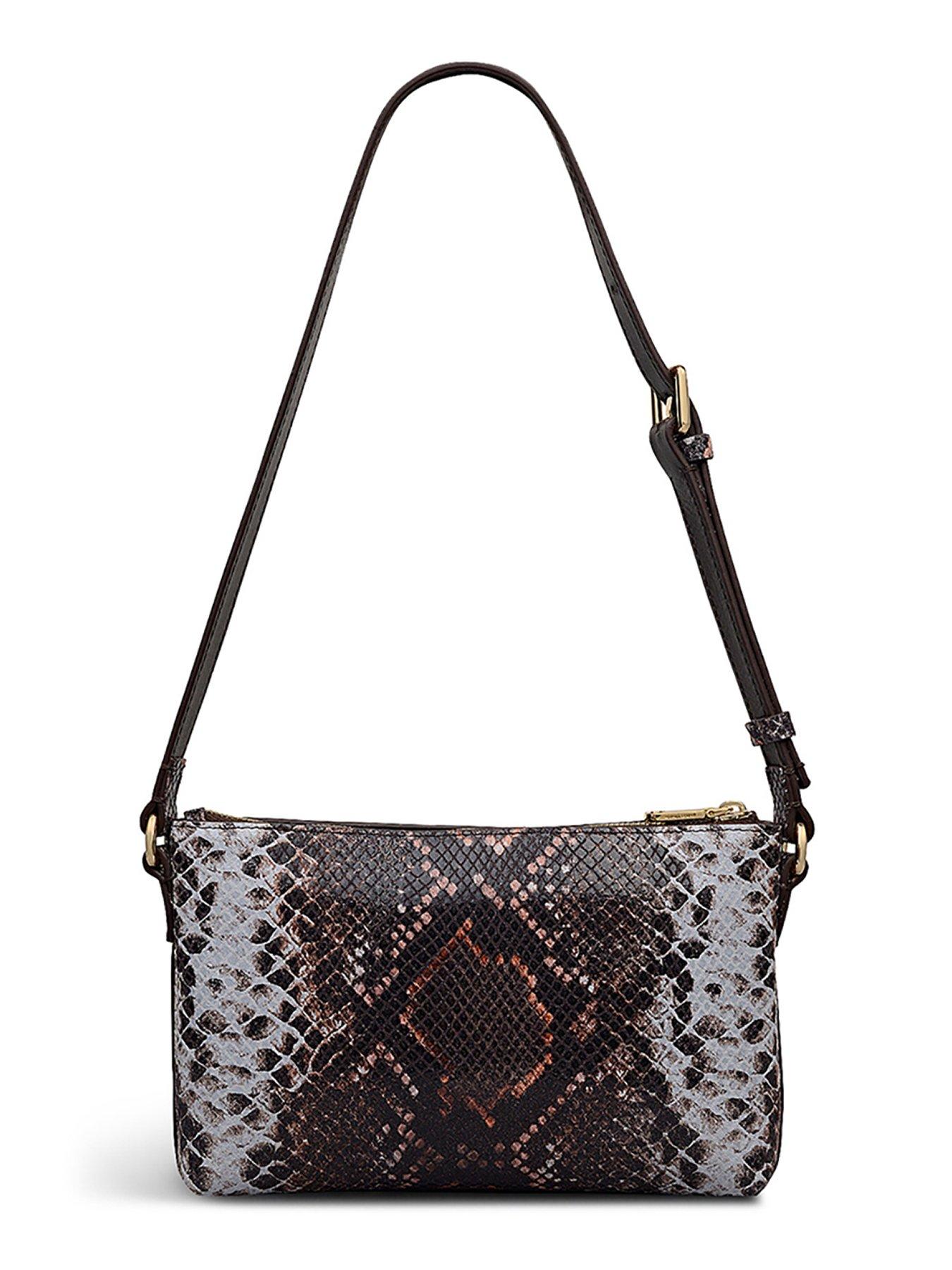Image 3 of 6 of Radley Pockets - Faux Snake Mini Ziptop Ew Shoulder