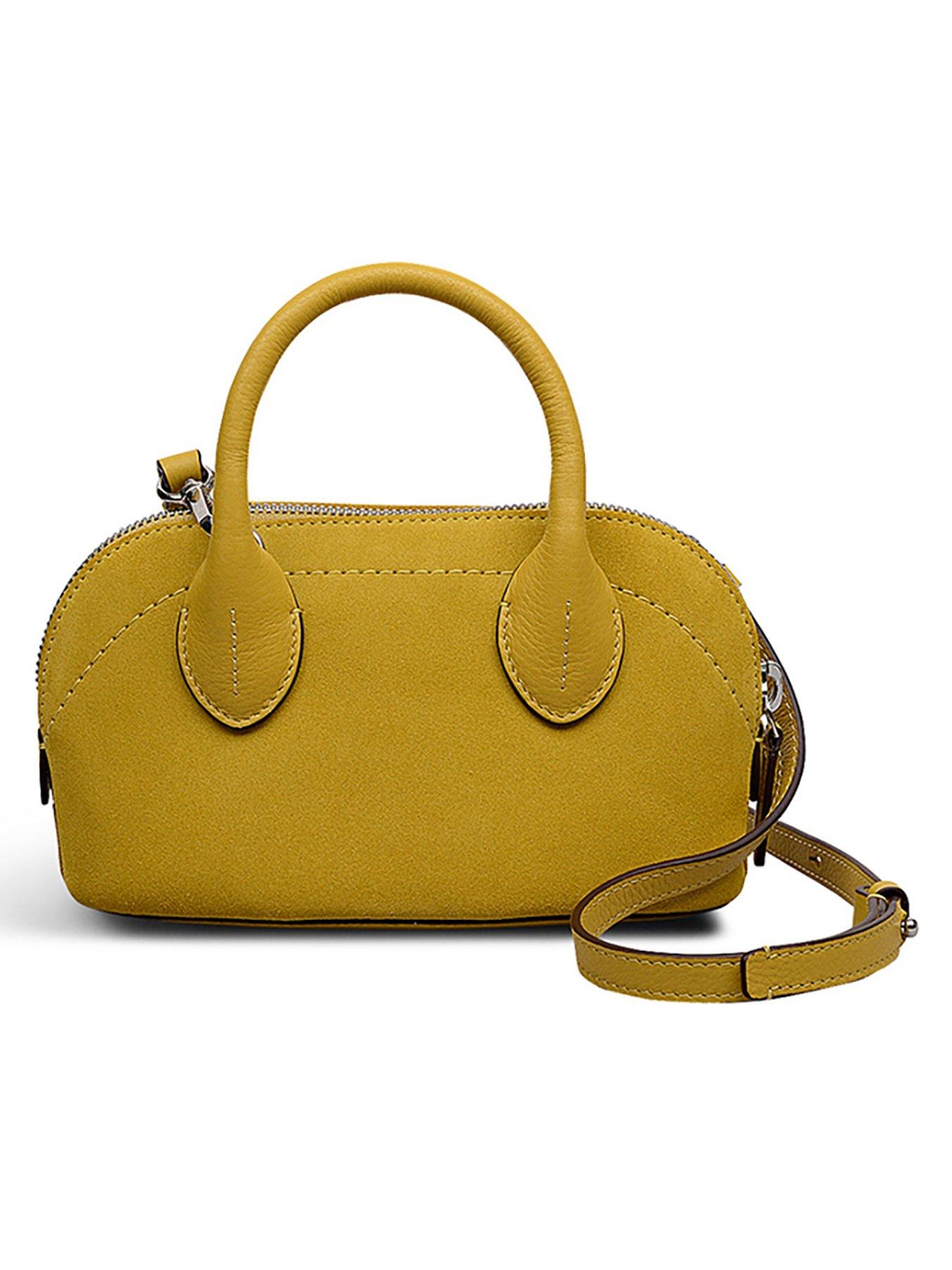  image of radley-the-muriel-suede-micro-ziptop-grab-bag-ochre