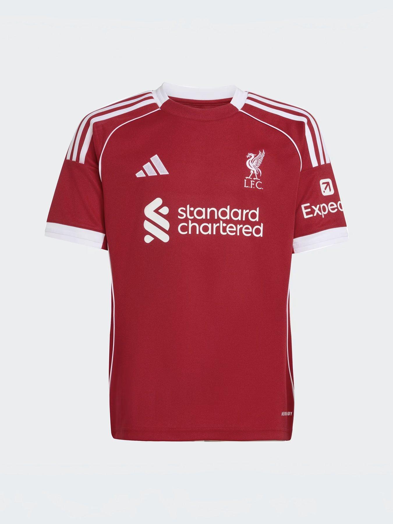 undefined Personalised Liverpool Junior 25/26 Home Stadium Replica Shirt - Red
